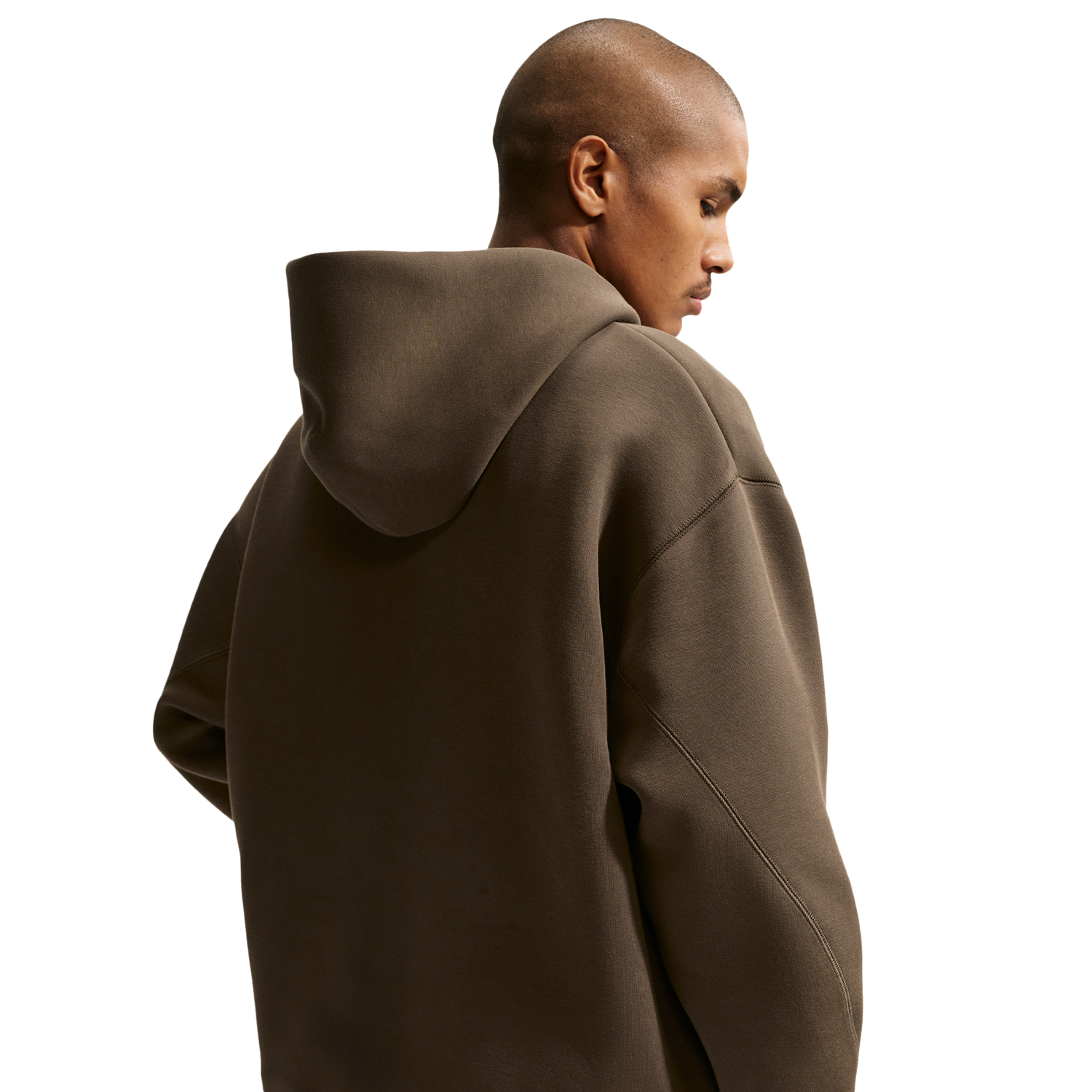 Nike Tech Fleece Ergo Full-Zip - Men's - Dark Hazel/Black