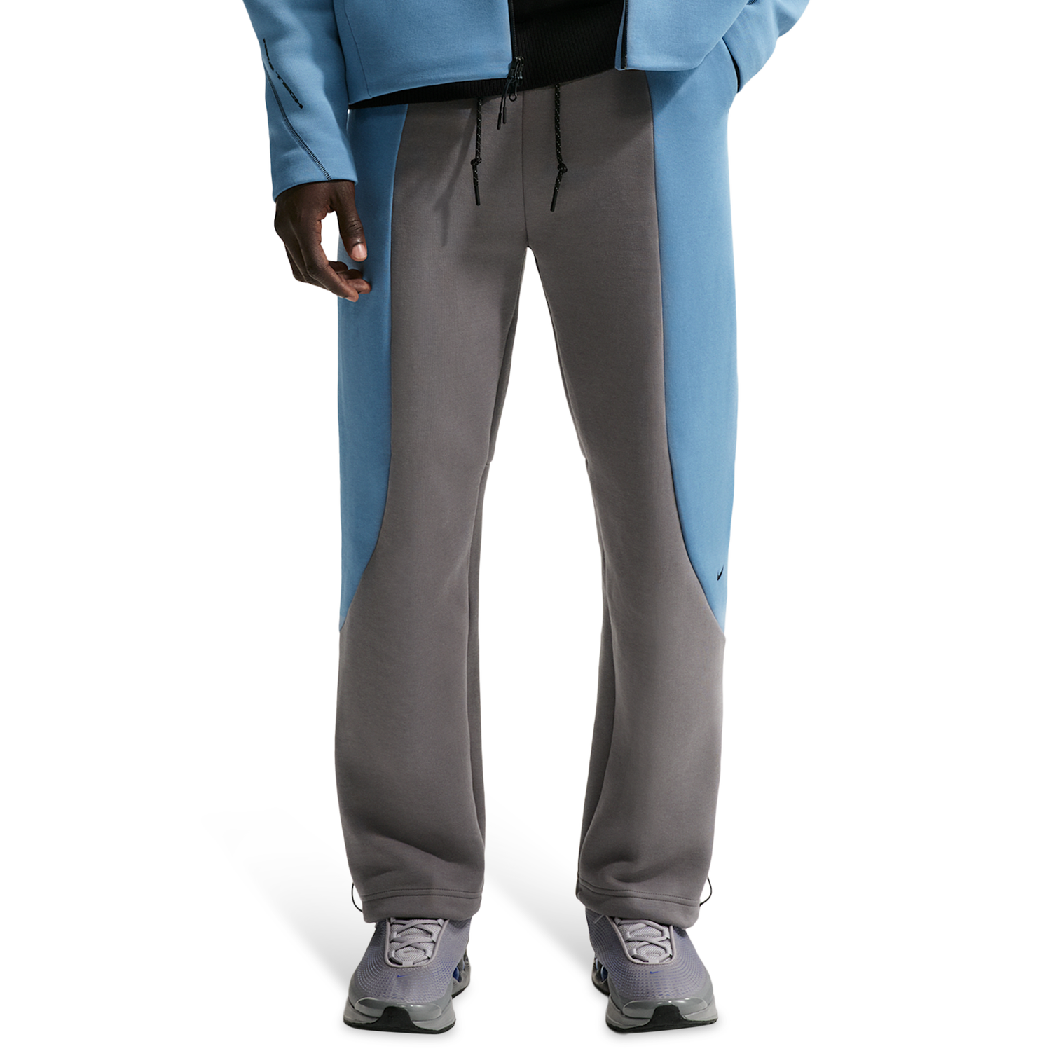Nike Tech Fleece Pro Cb Open Hem Pants - Men's - Pencil Point/Work Blue/Black