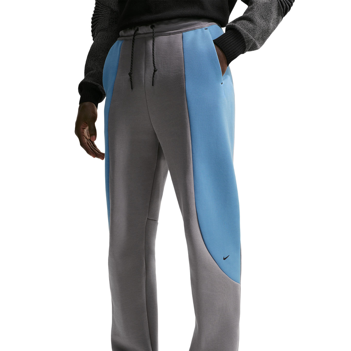 Nike Tech Fleece Pro Cb Open Hem Pants - Men's - Pencil Point/Work Blue/Black