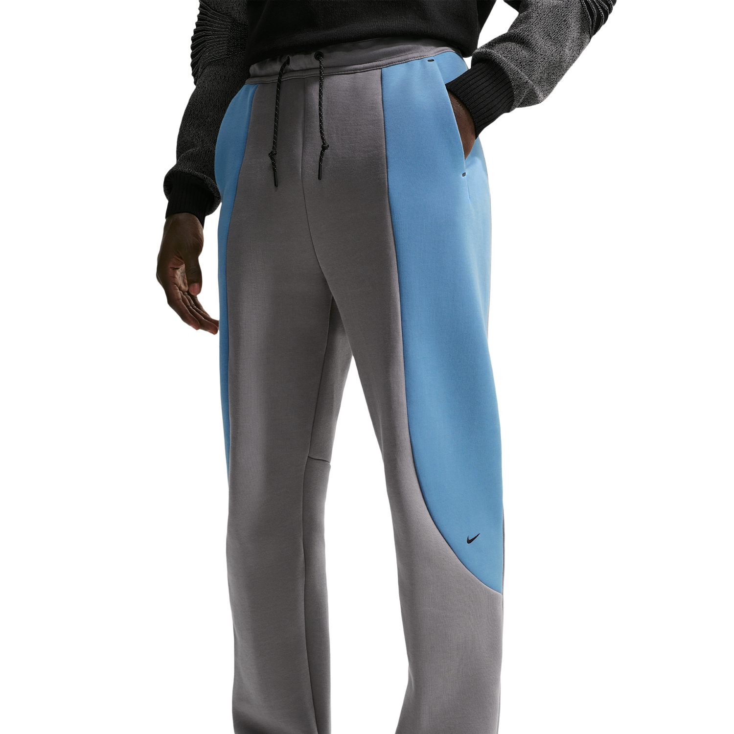 Nike Tech Fleece Pro Cb Open Hem Pants - Men's - Pencil Point/Work Blue/Black