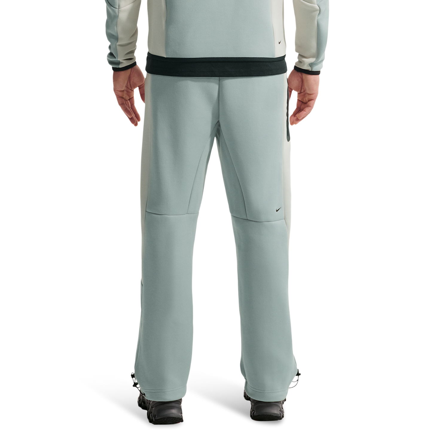 Nike Tech Fleece Pro Cb Open Hem Pants - Men's - Light Bone/Black/Light Pumice
