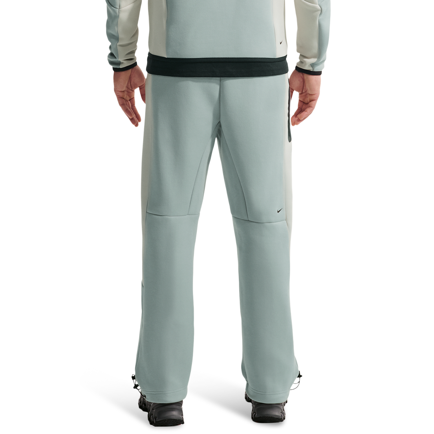 Nike Tech Fleece Pro Cb Open Hem Pants - Men's - Light Bone/Black/Light Pumice