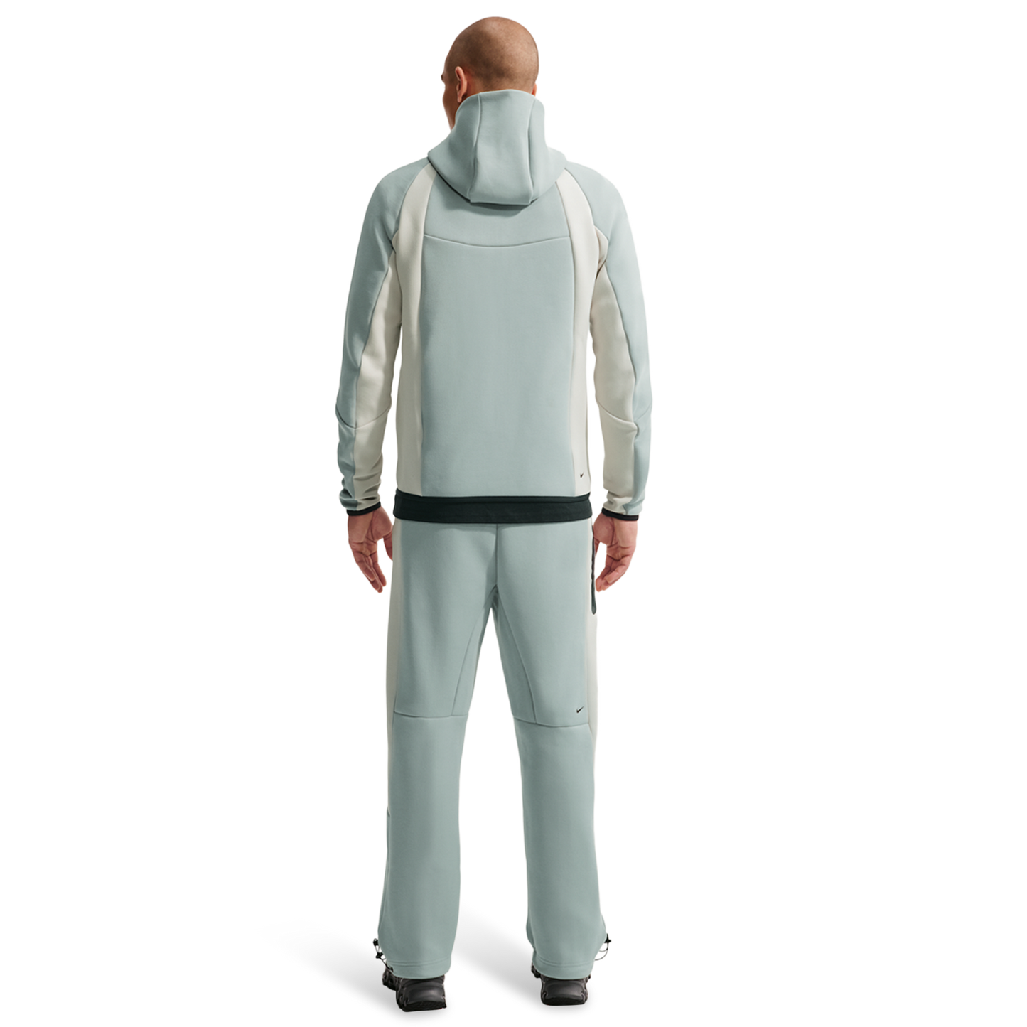 Nike Tech Fleece Pro Cb Open Hem Pants - Men's - Light Bone/Black/Light Pumice