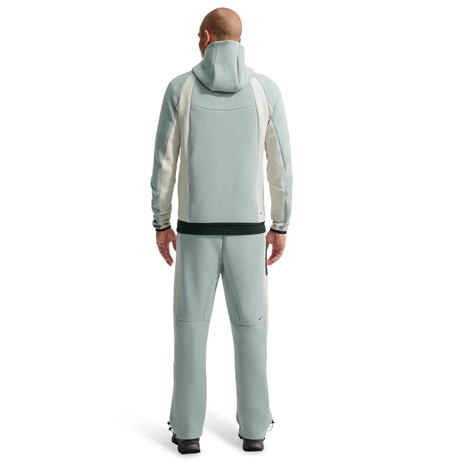 Nike Tech Fleece Pro Cb Open Hem Pants - Men's - Light Bone/Black/Light Pumice