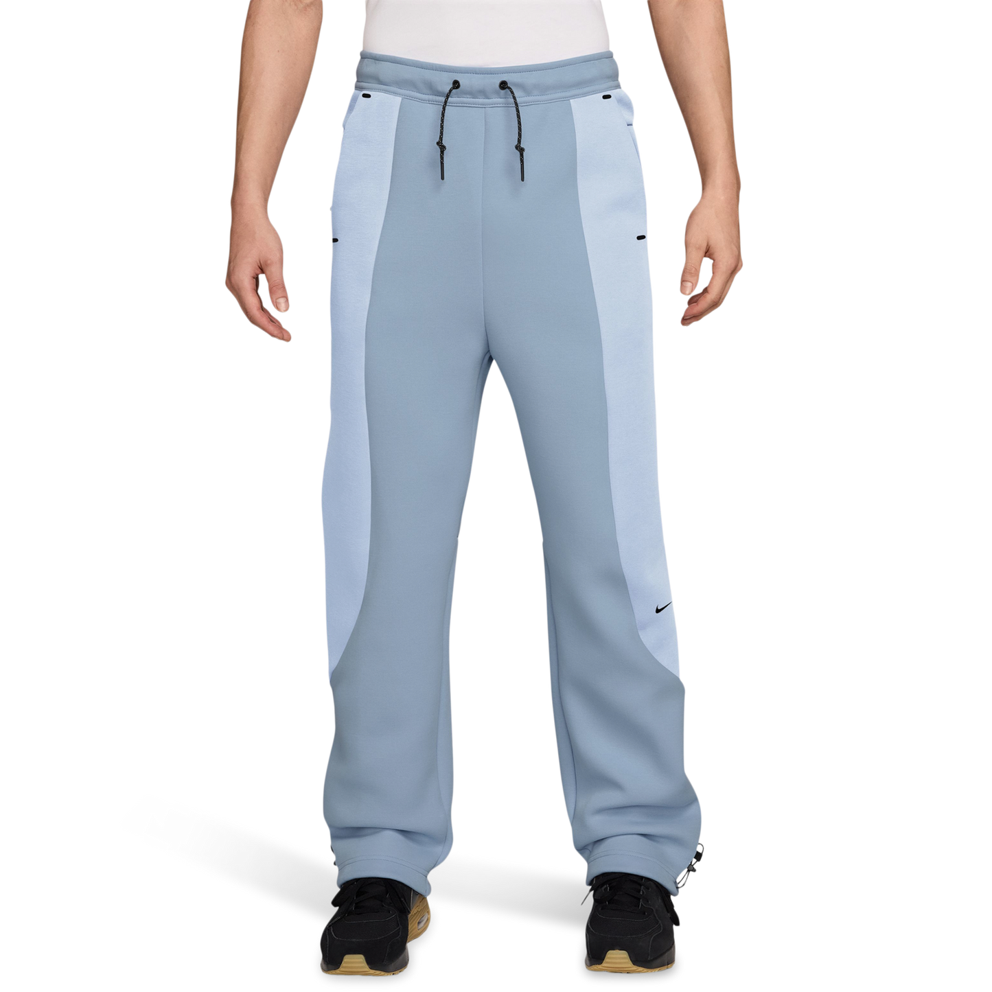 Nike Tech Fleece Pro Cb Open Hem Pants - Men's - Blue/Gray/Black