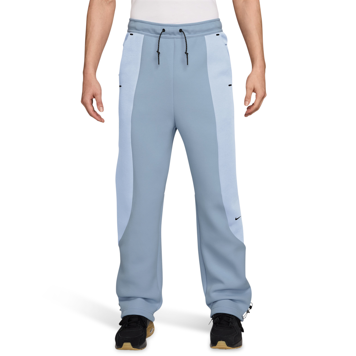 Nike Tech Fleece Pro Cb Open Hem Pants - Men's - Blue/Gray/Black