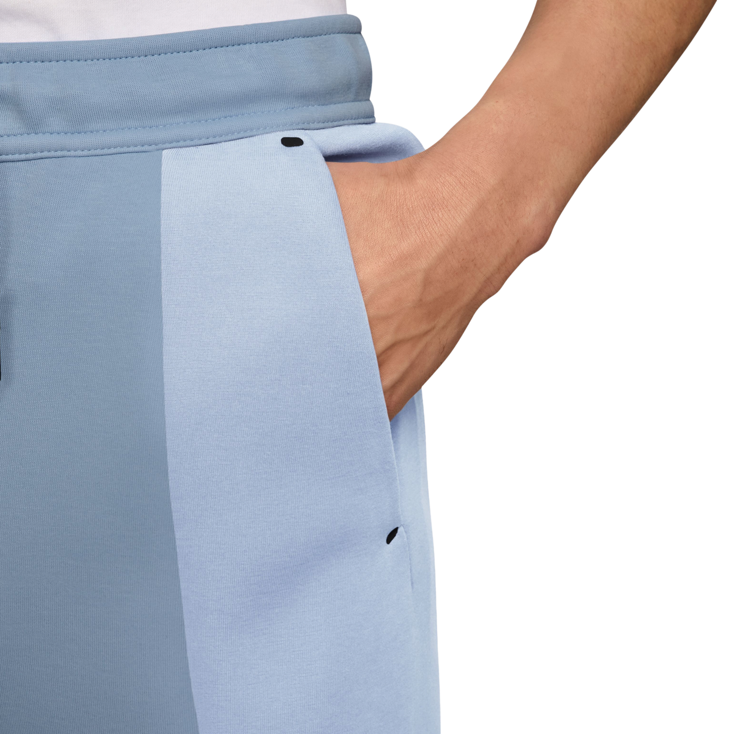 Nike Tech Fleece Pro Cb Open Hem Pants - Men's - Blue/Gray/Black