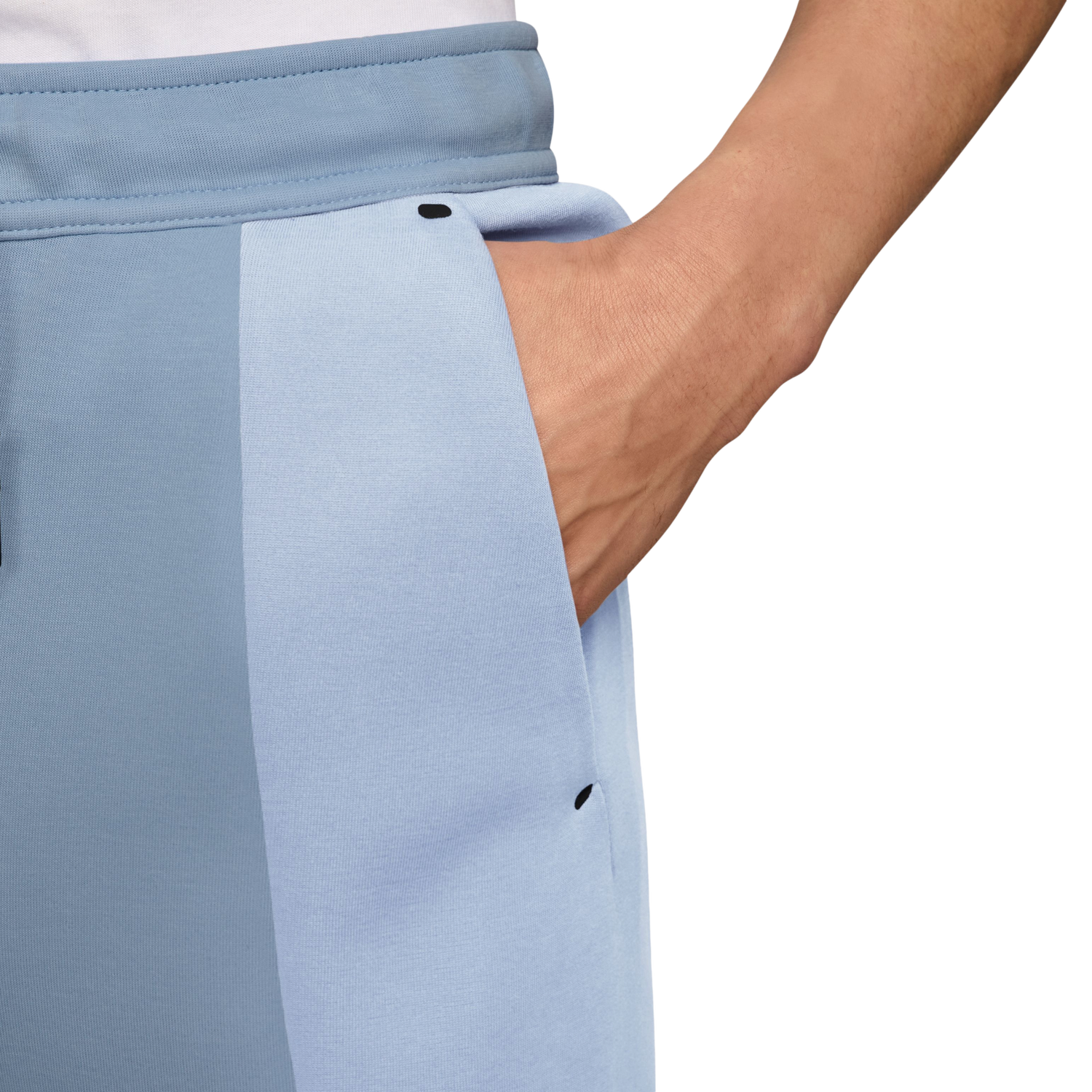 Nike Tech Fleece Pro Cb Open Hem Pants - Men's - Blue/Gray/Black