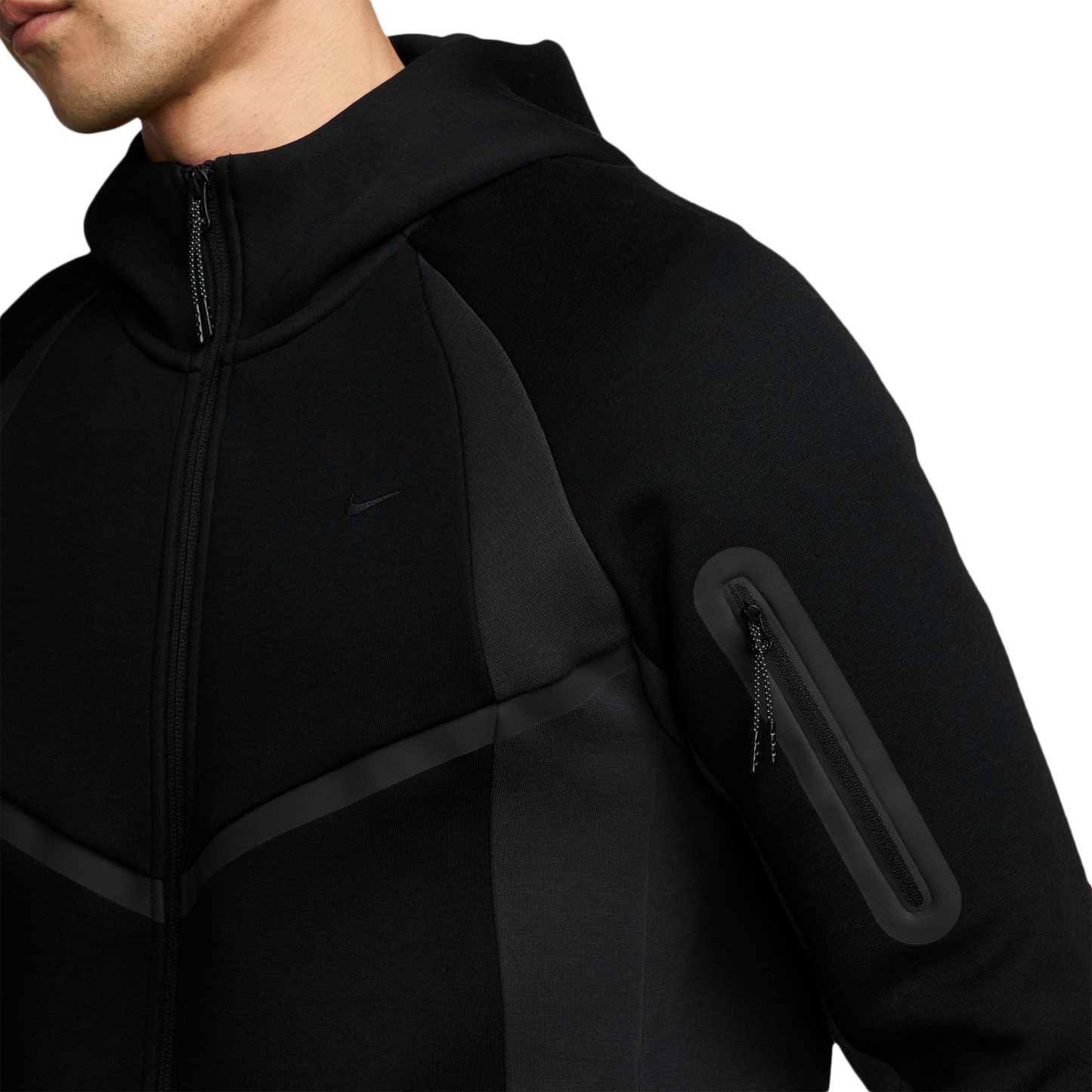Nike Tech Fleece Pro Wear Full-Zip Jacket - Men's - Black/Anthracite/Black