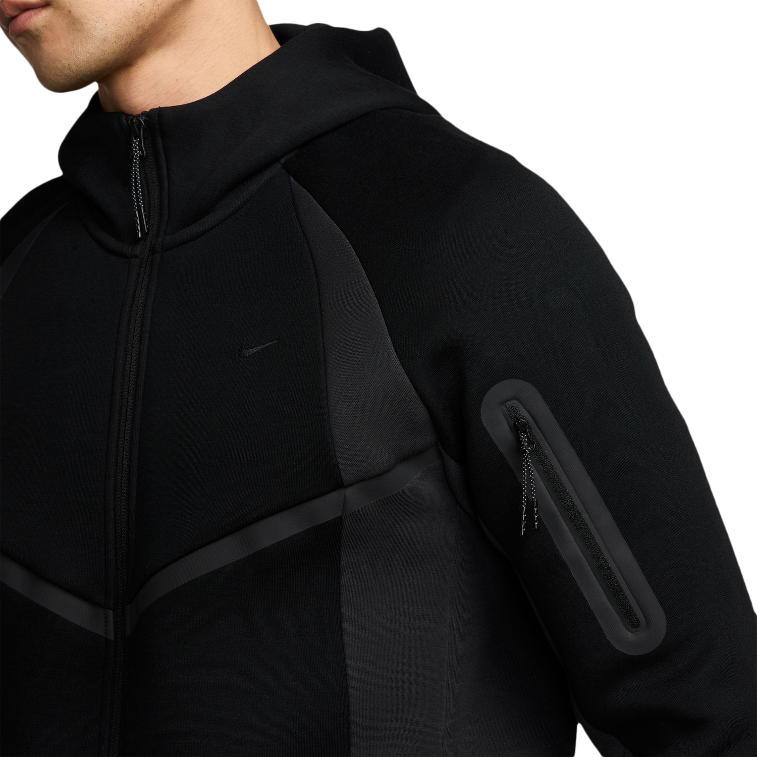 Nike Tech Fleece Pro Wear Full-Zip Jacket - Men's - Black/Anthracite/Black