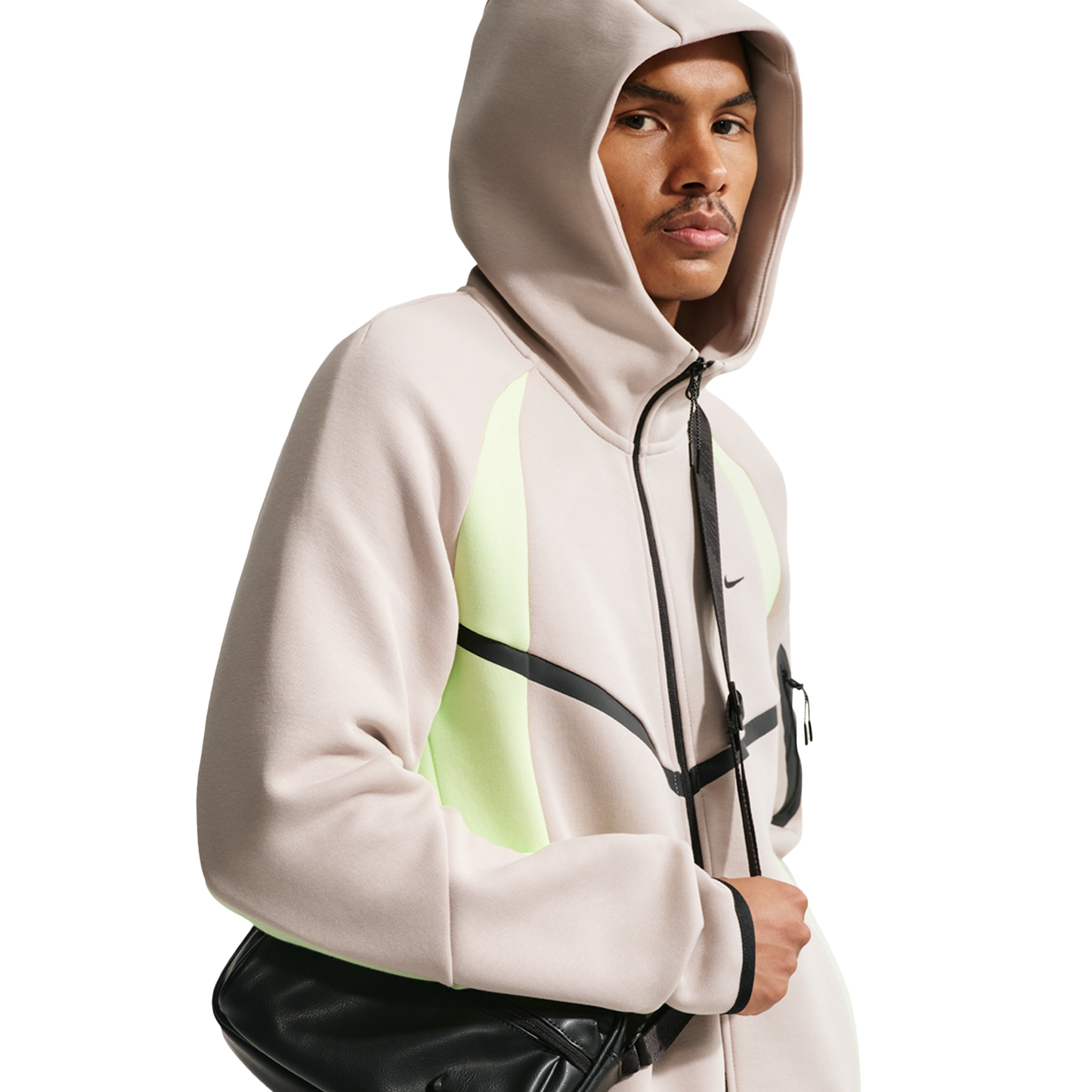 Nike Tech Fleece Pro Wear Full-Zip Jacket - Men's - Beige/Green
