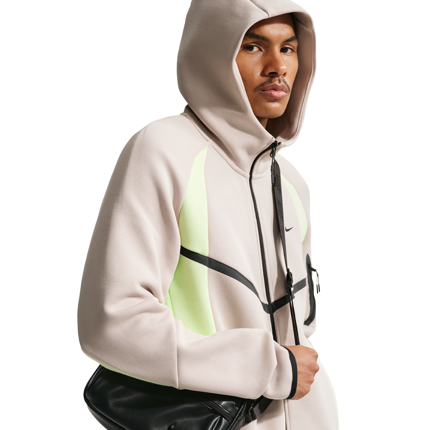 Nike Tech Fleece Pro Wear Full-Zip Jacket - Men's - Beige/Green