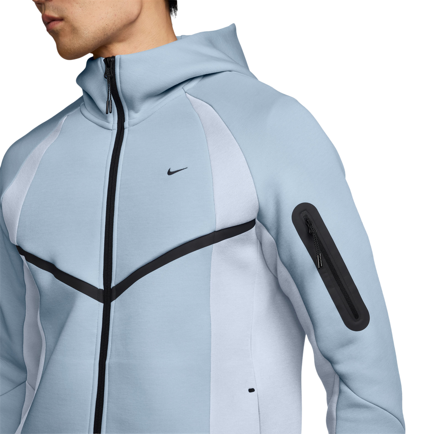 Nike Tech Fleece Pro Wear Full-Zip Jacket - Men's - Blue/Gray/Black