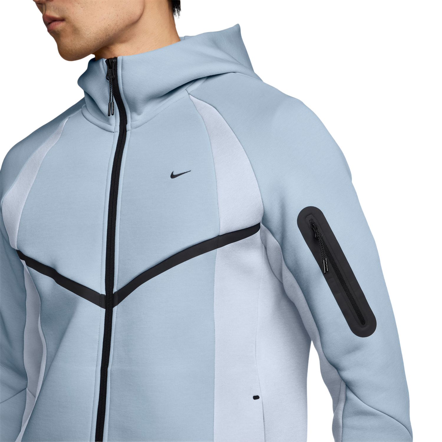 Nike Tech Fleece Pro Wear Full-Zip Jacket - Men's - Blue/Gray/Black