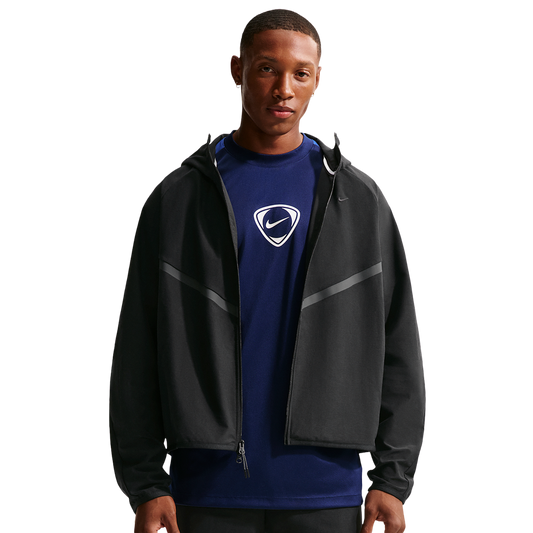 Nike Tech Shori Knit Full-Zip Jacket - Men's - Black/Black