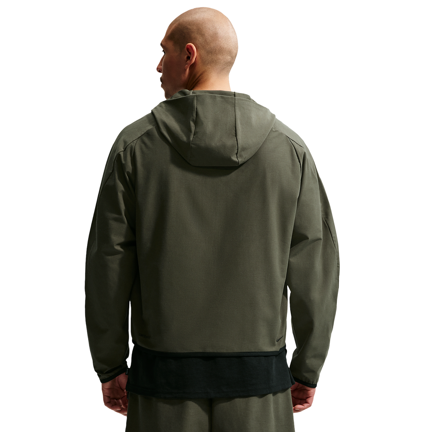 Nike Tech Shori Knit Full-Zip Jacket - Men's - Black/Cargo Khaki