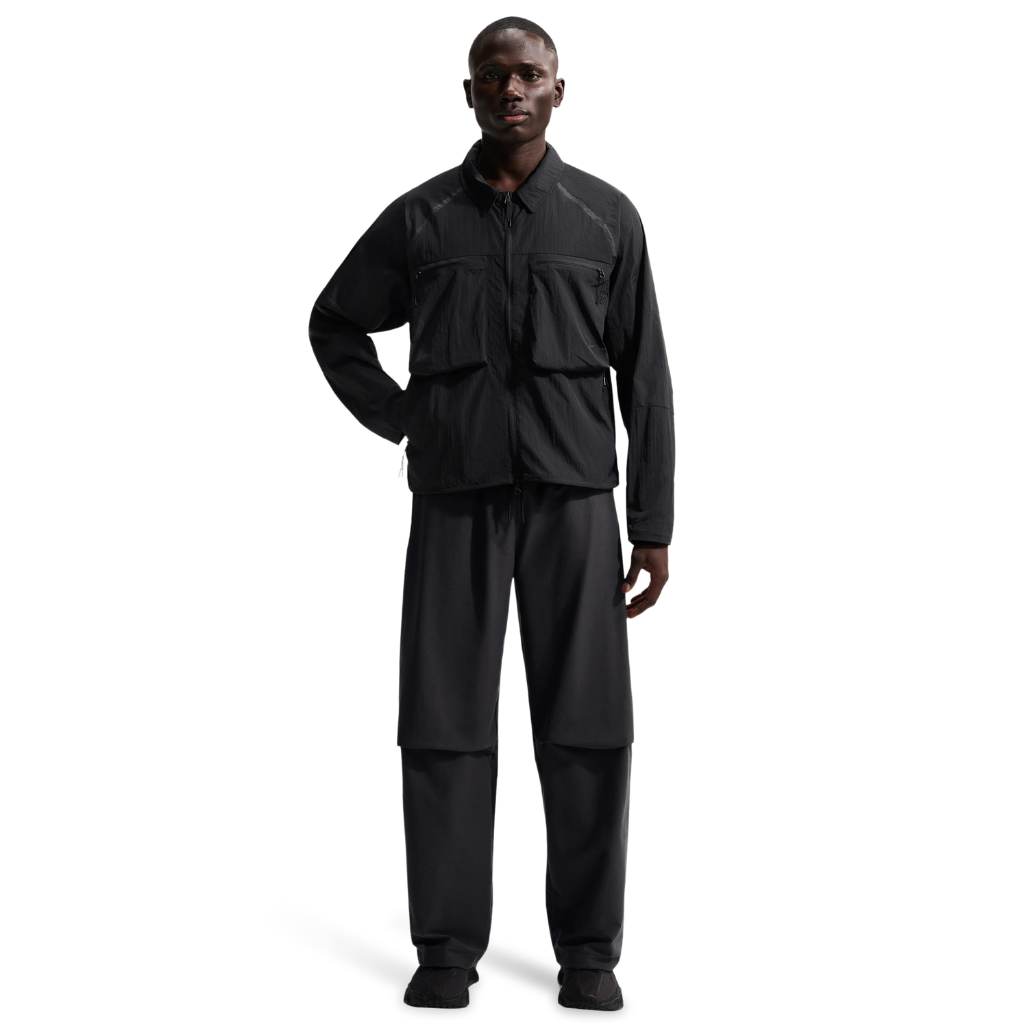 Nike Tech Ergo Utility Long Sleve Shirt - Men's - Black/Black