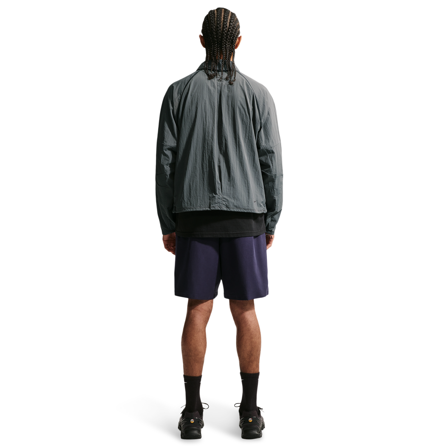 Nike Tech Ergo Utility Long Sleve Shirt - Men's - Iron Grey/Black