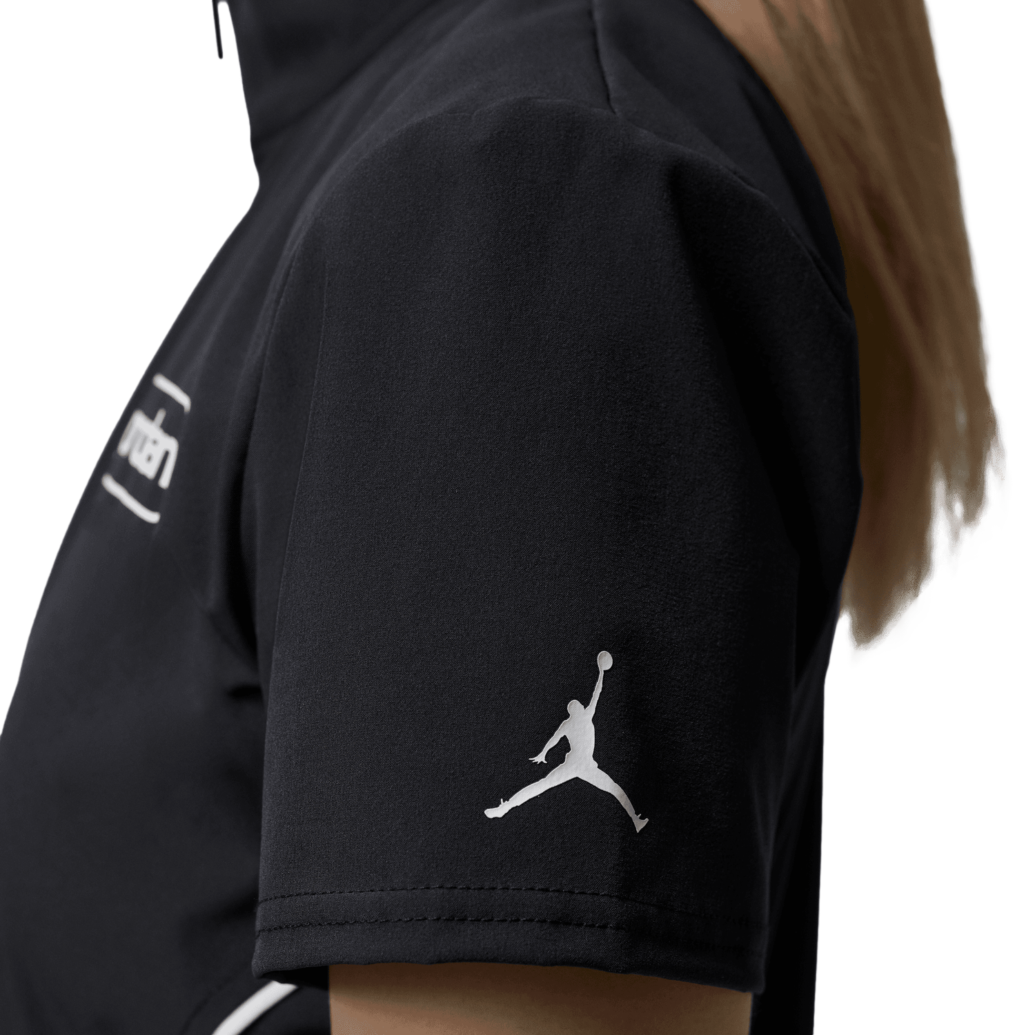 Jordan BRK Short Sleeve Full-Zip Graphic Top - Women's - White/Black