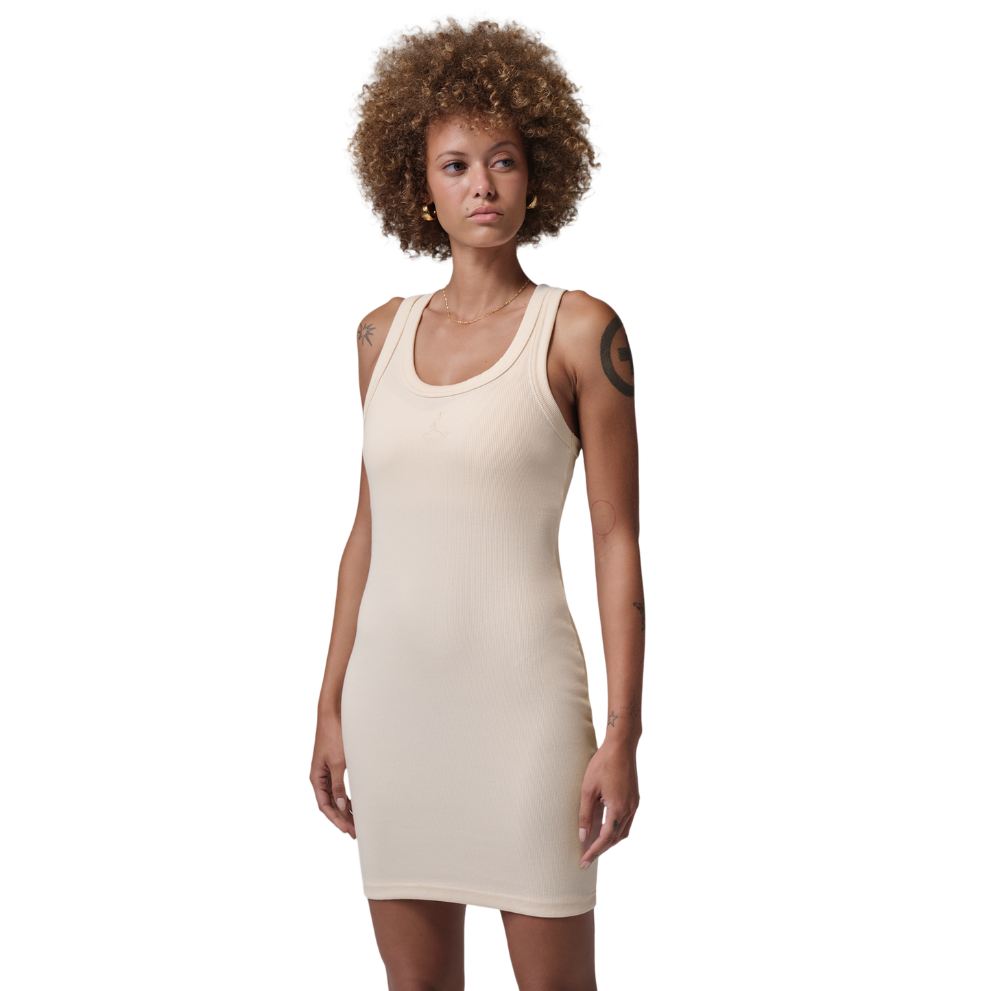 Jordan BRK Essential Tank Dress - Women's - Pale Ivory/Pale Ivory