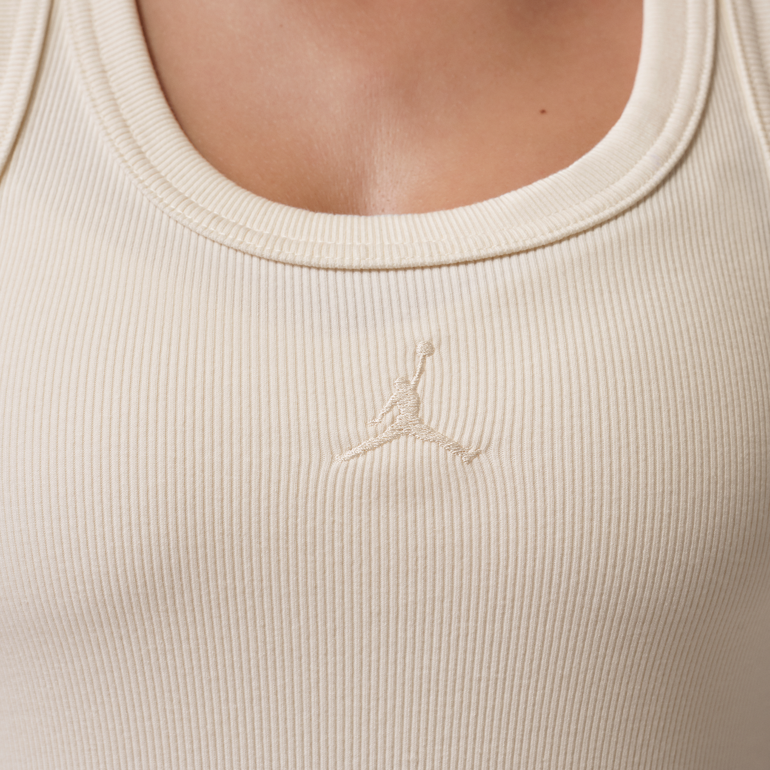 Jordan BRK Essential Tank Dress - Women's - Pale Ivory/Pale Ivory