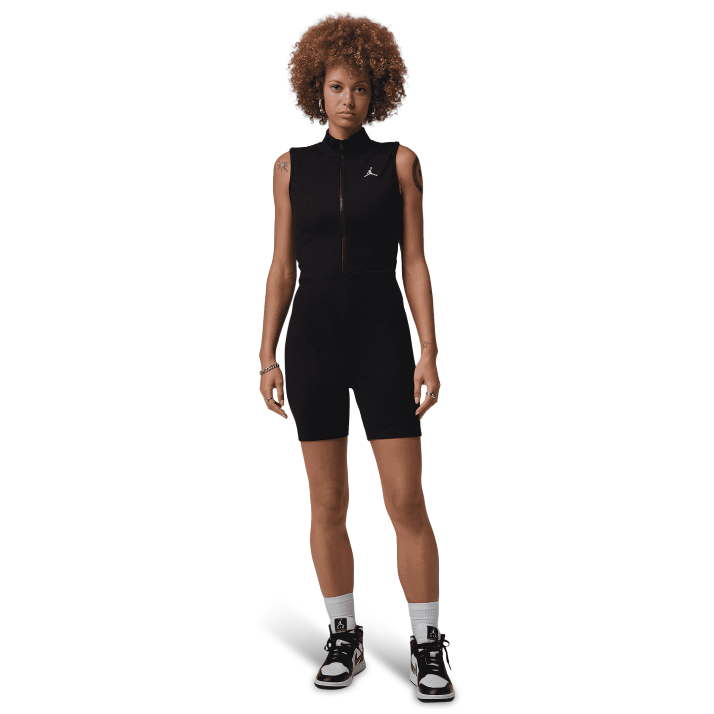 Jordan BRK Essential Romper Bodysuit - Women's - Black/White
