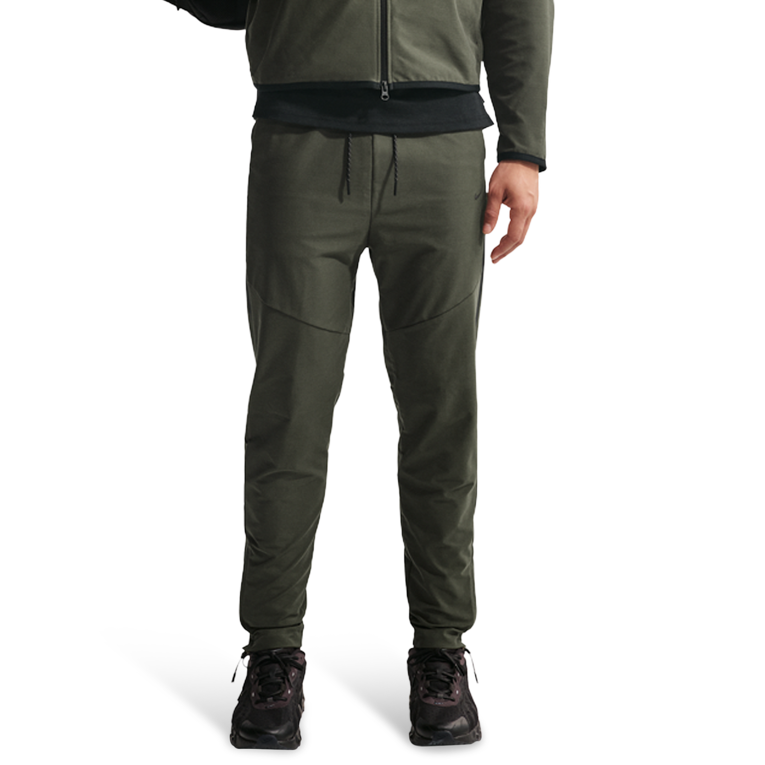 Nike Tech Shori Knit Drill Pant - Men's - Black/Cargo Khaki