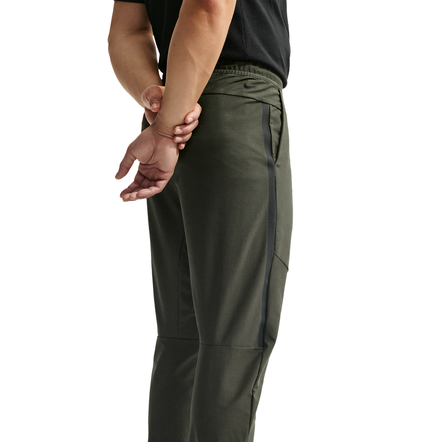 Nike Tech Shori Knit Drill Pant - Men's - Black/Cargo Khaki