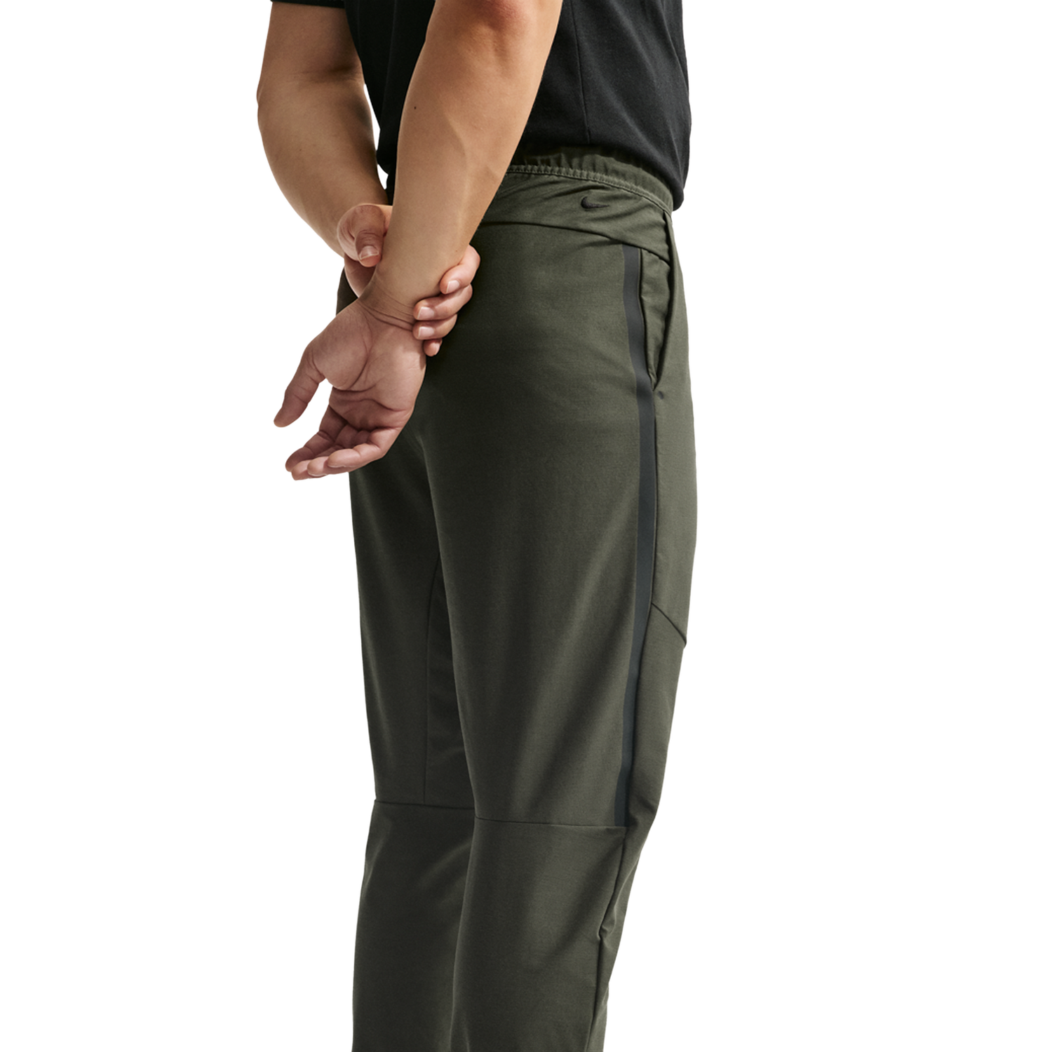 Nike Tech Shori Knit Drill Pant - Men's - Black/Cargo Khaki