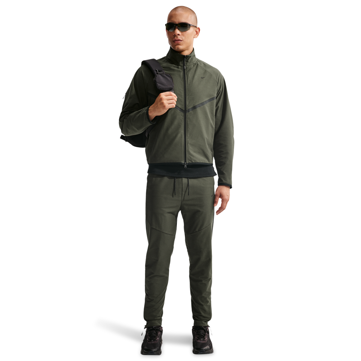 Nike Tech Shori Knit Drill Pant - Men's - Black/Cargo Khaki