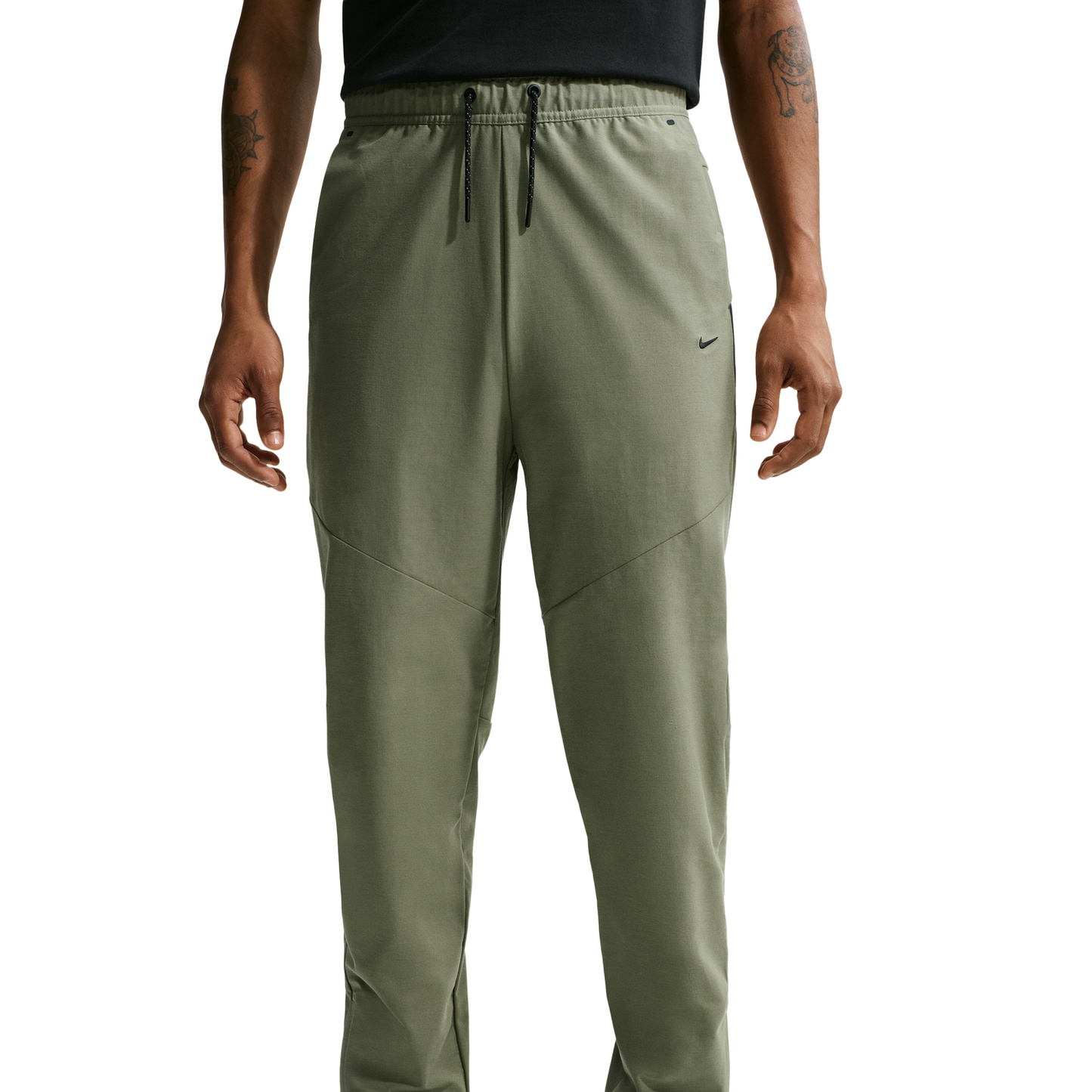 Nike Tech Shori Knit Drill Pant - Men's - Black/Silver Sage