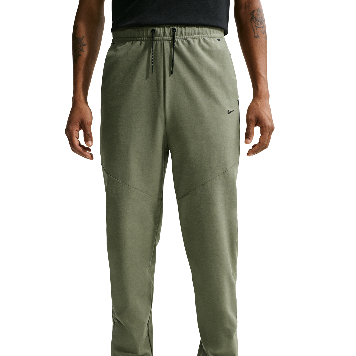 Nike Tech Shori Knit Drill Pant - Men's - Black/Silver Sage