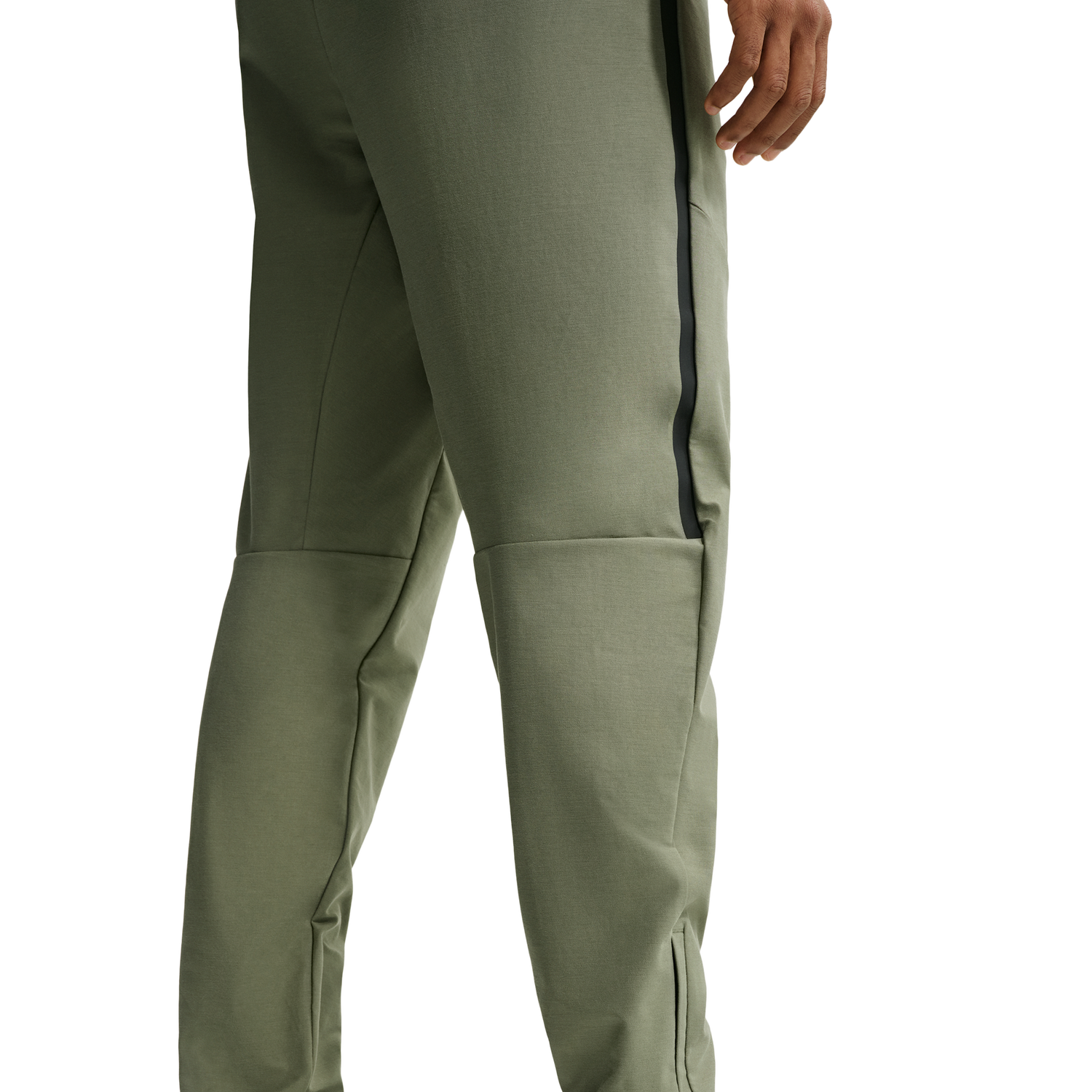 Nike Tech Shori Knit Drill Pant - Men's - Black/Silver Sage