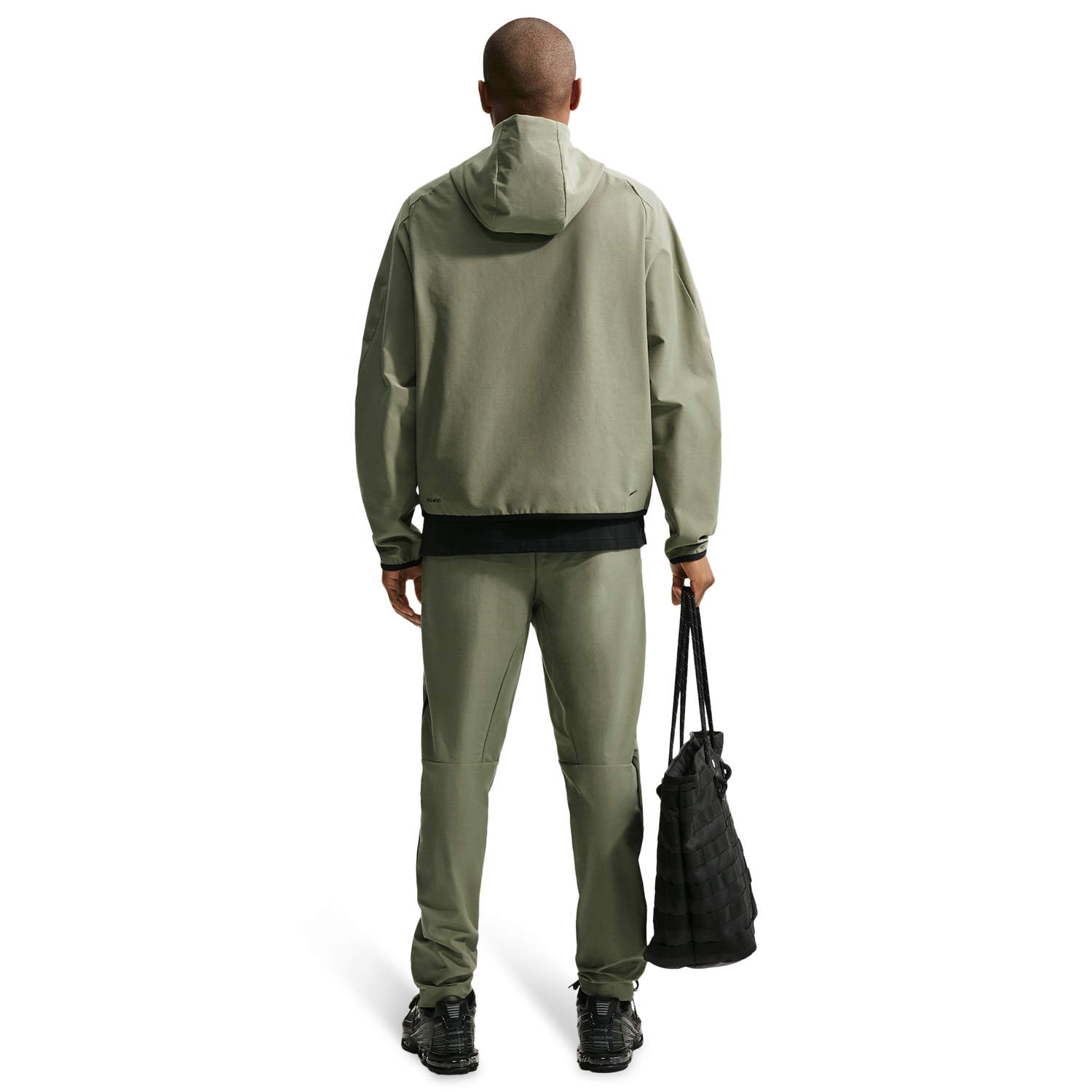 Nike Tech Shori Knit Drill Pant - Men's - Black/Silver Sage