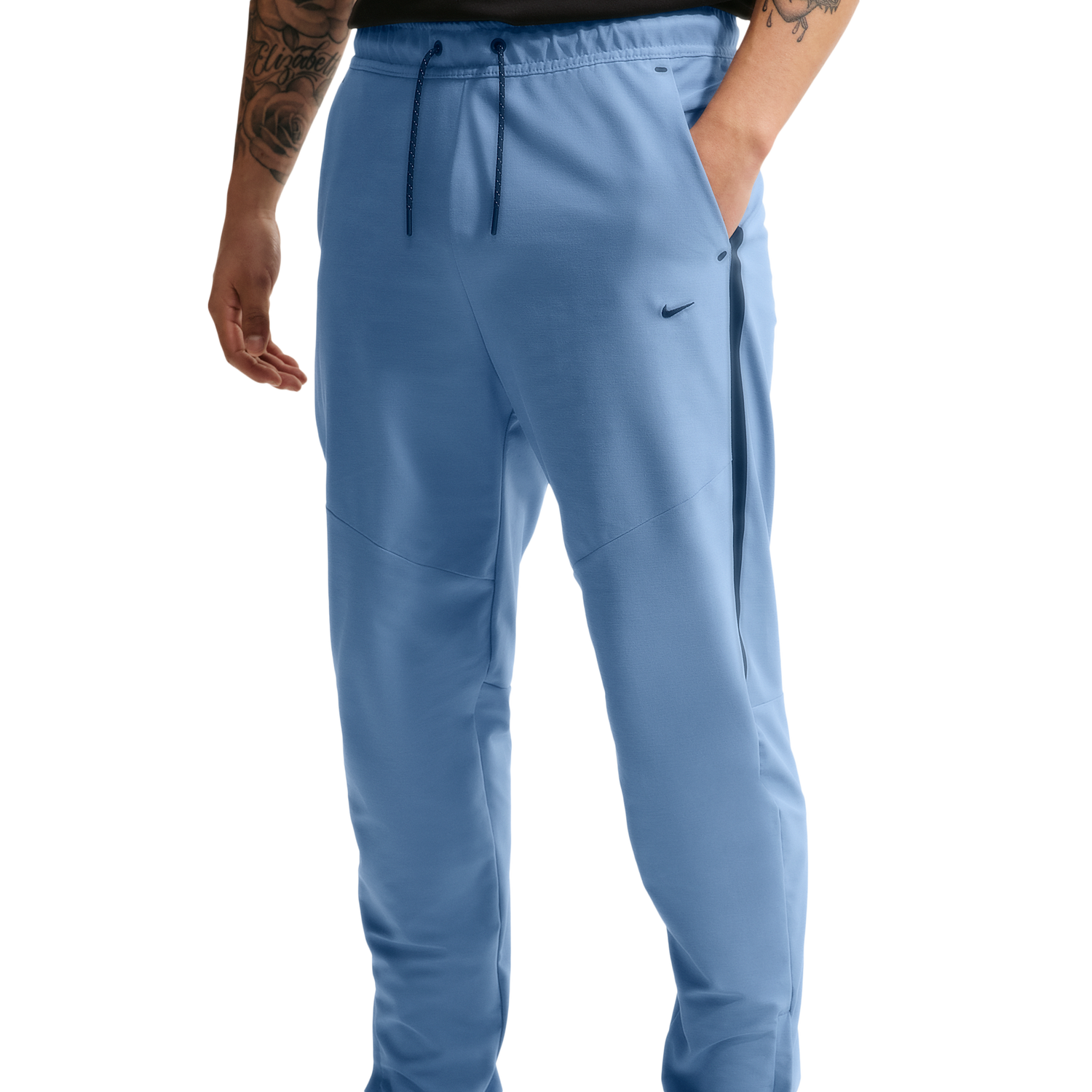 Nike Tech Shori Knit Drill Pant - Men's - Work Blue/Black