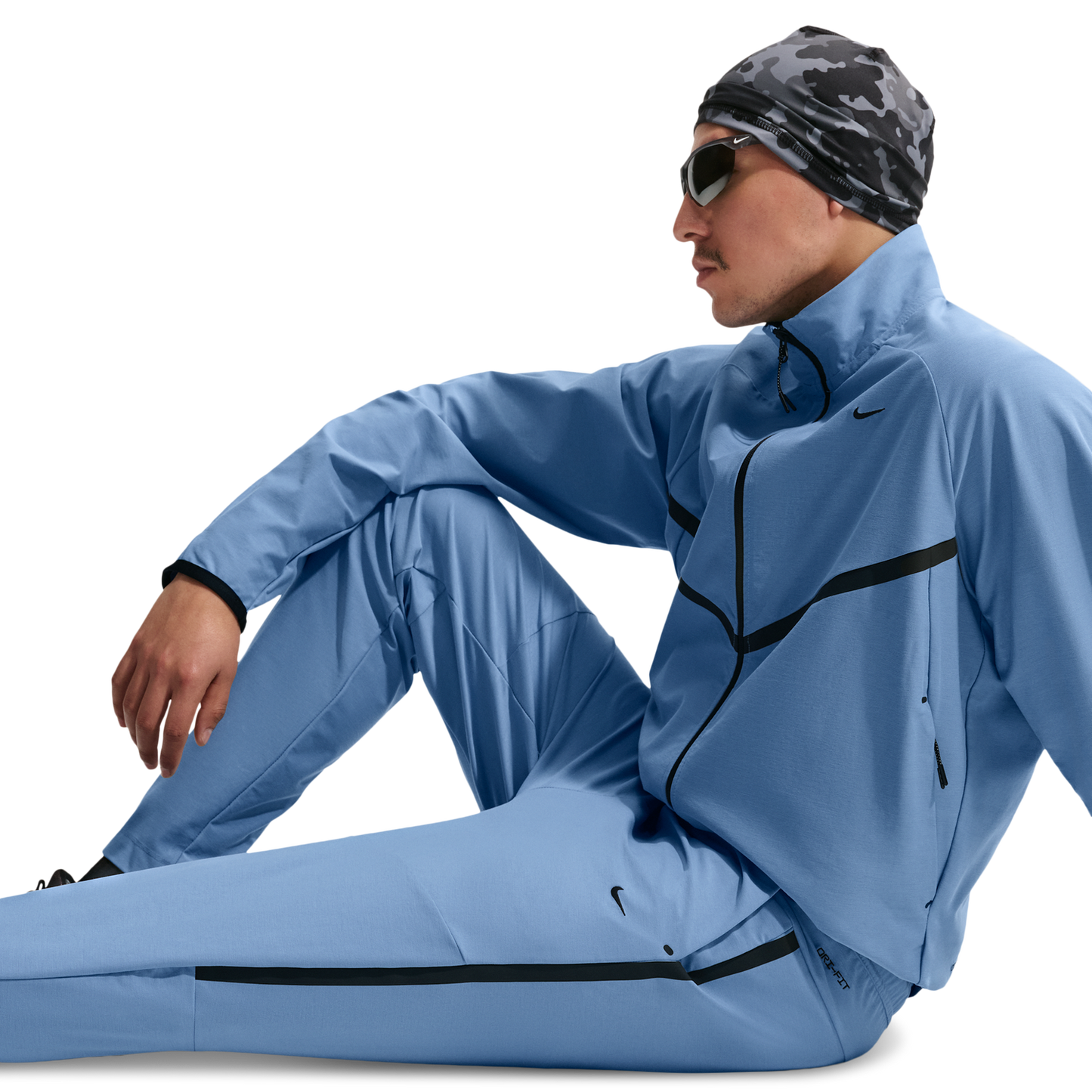Nike Tech Shori Knit Drill Pant - Men's - Work Blue/Black