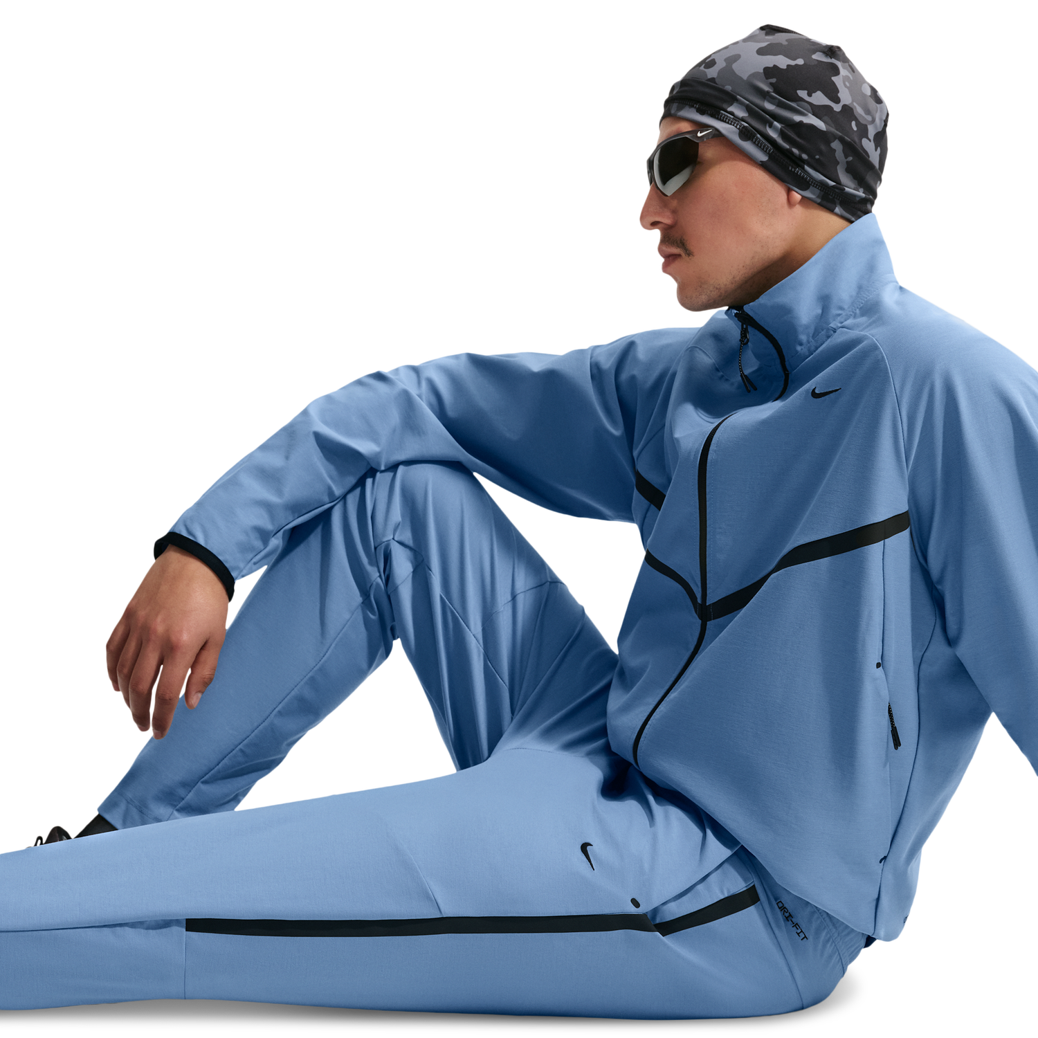 Nike Tech Shori Knit Drill Pant - Men's - Work Blue/Black