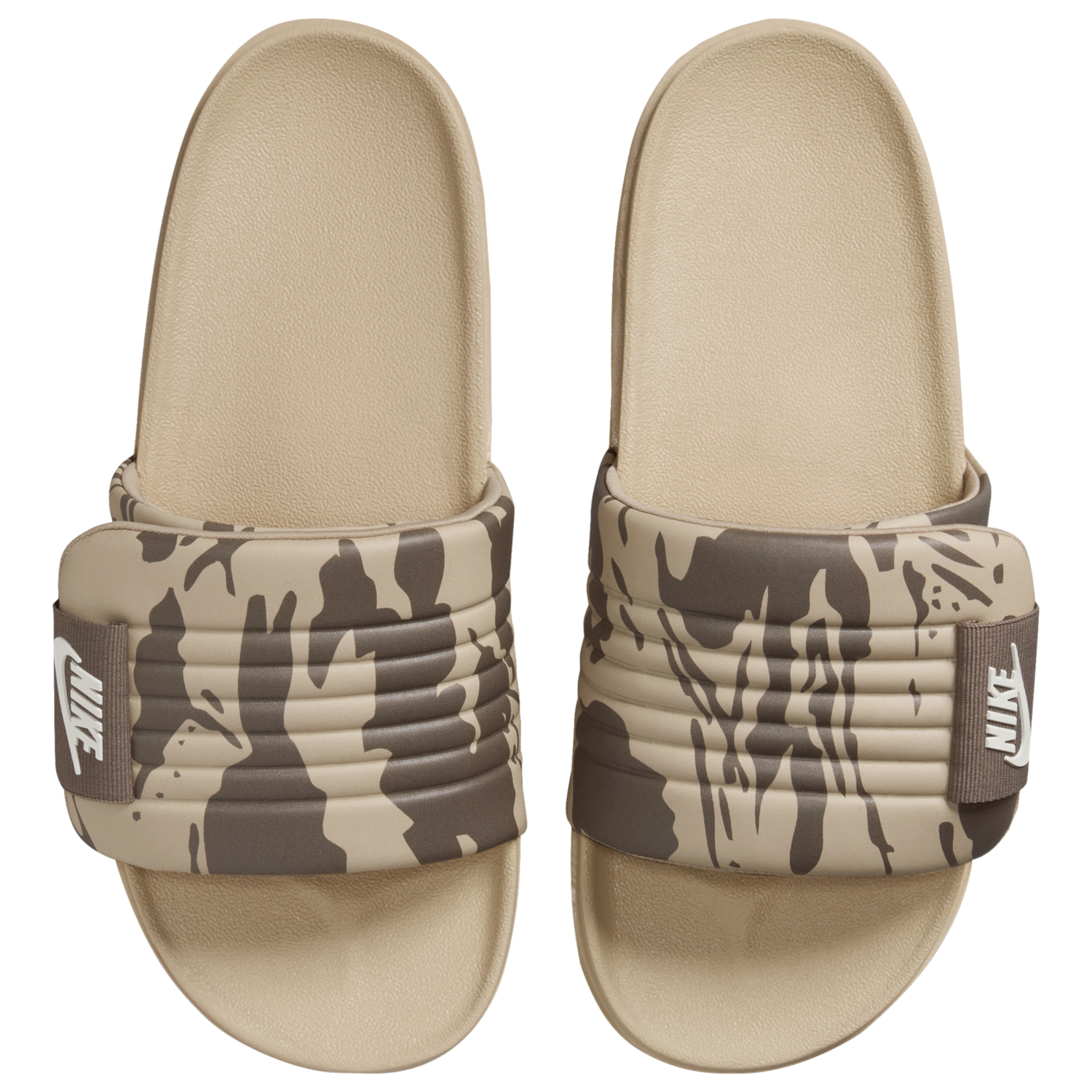 Nike Offcourt Slides - Men's - Sea Glass/Limestone/Olive Grey