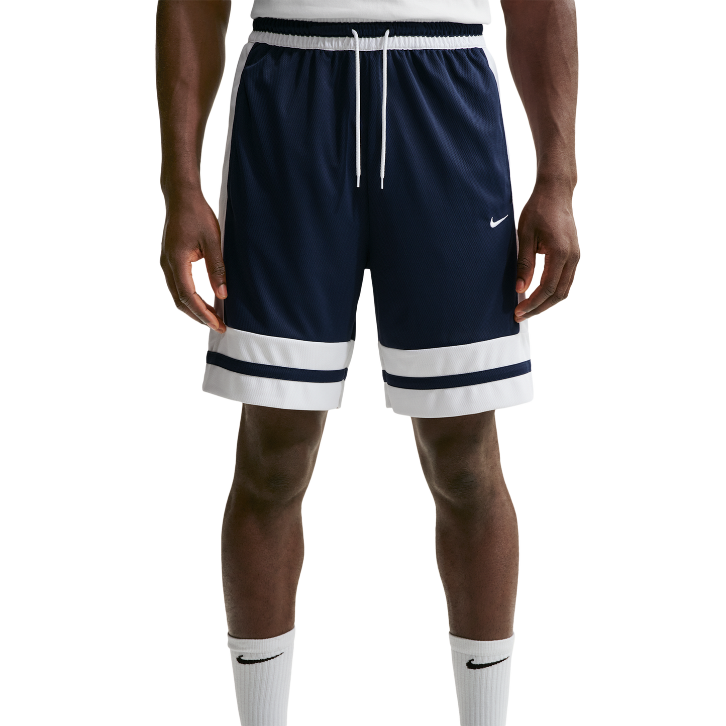 Nike Dri-FIT Game Classic 8" Shorts - Men's - Midnight Navy/White/Midnight Navy