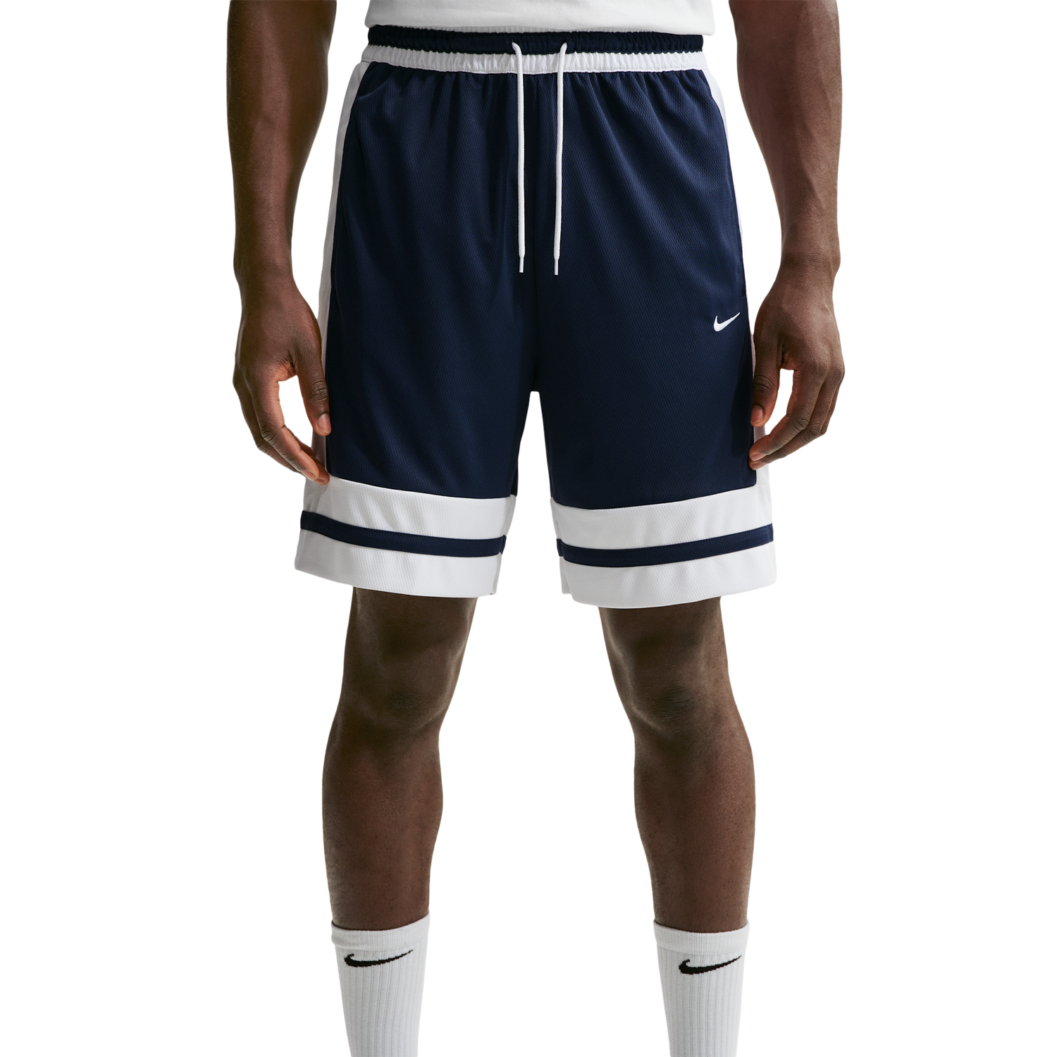 Nike Dri-FIT Game Classic 8" Shorts - Men's - Midnight Navy/White/Midnight Navy