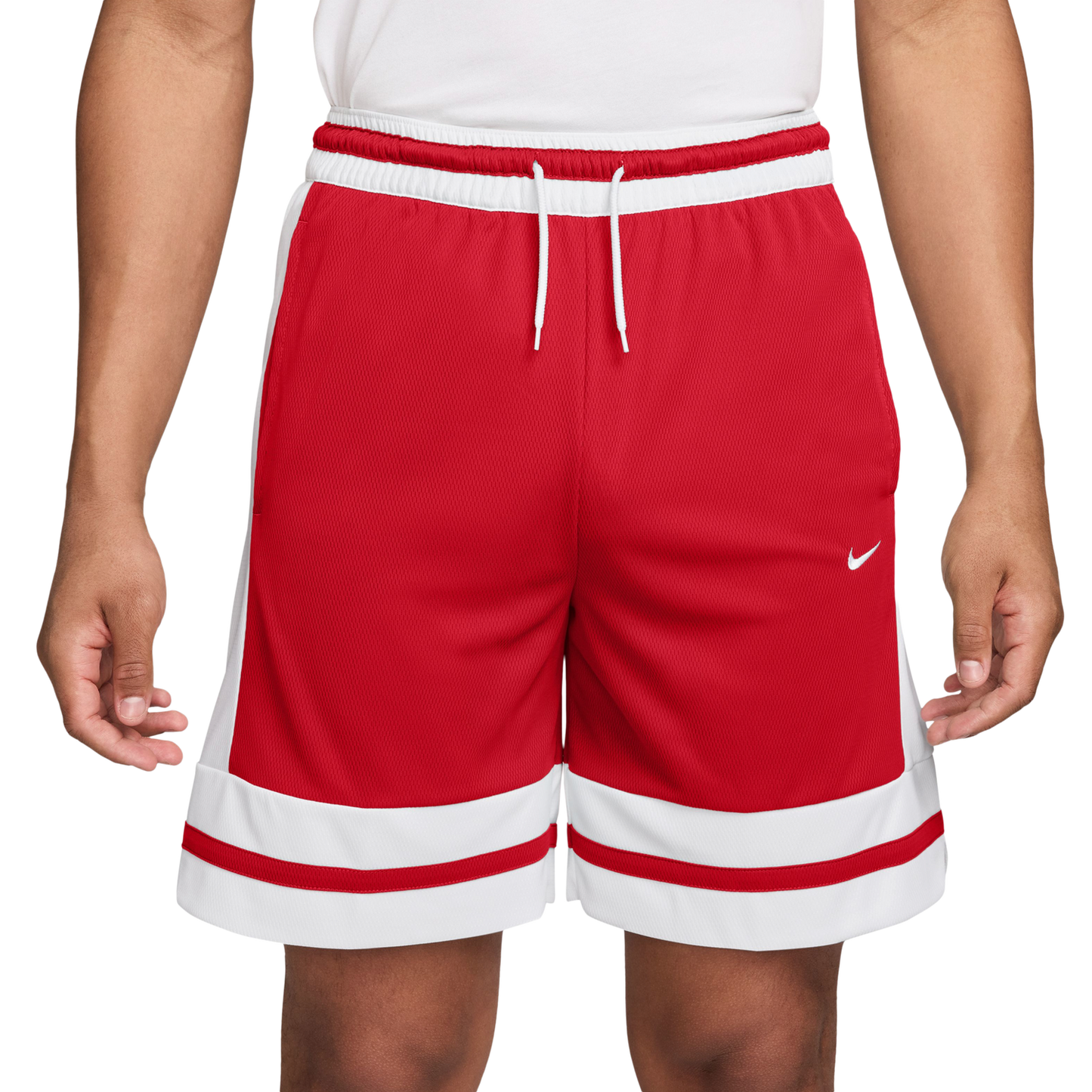 Nike Dri-FIT Game Classic 8" Shorts - Men's - University Red/White