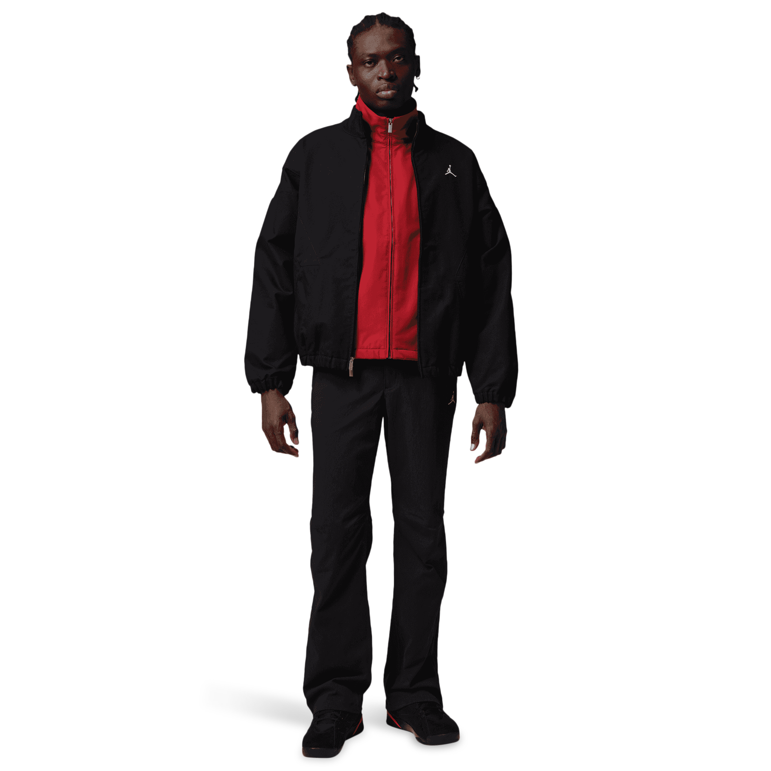 Jordan Flight Graphic Workwear Jacket - Men's - White/Black