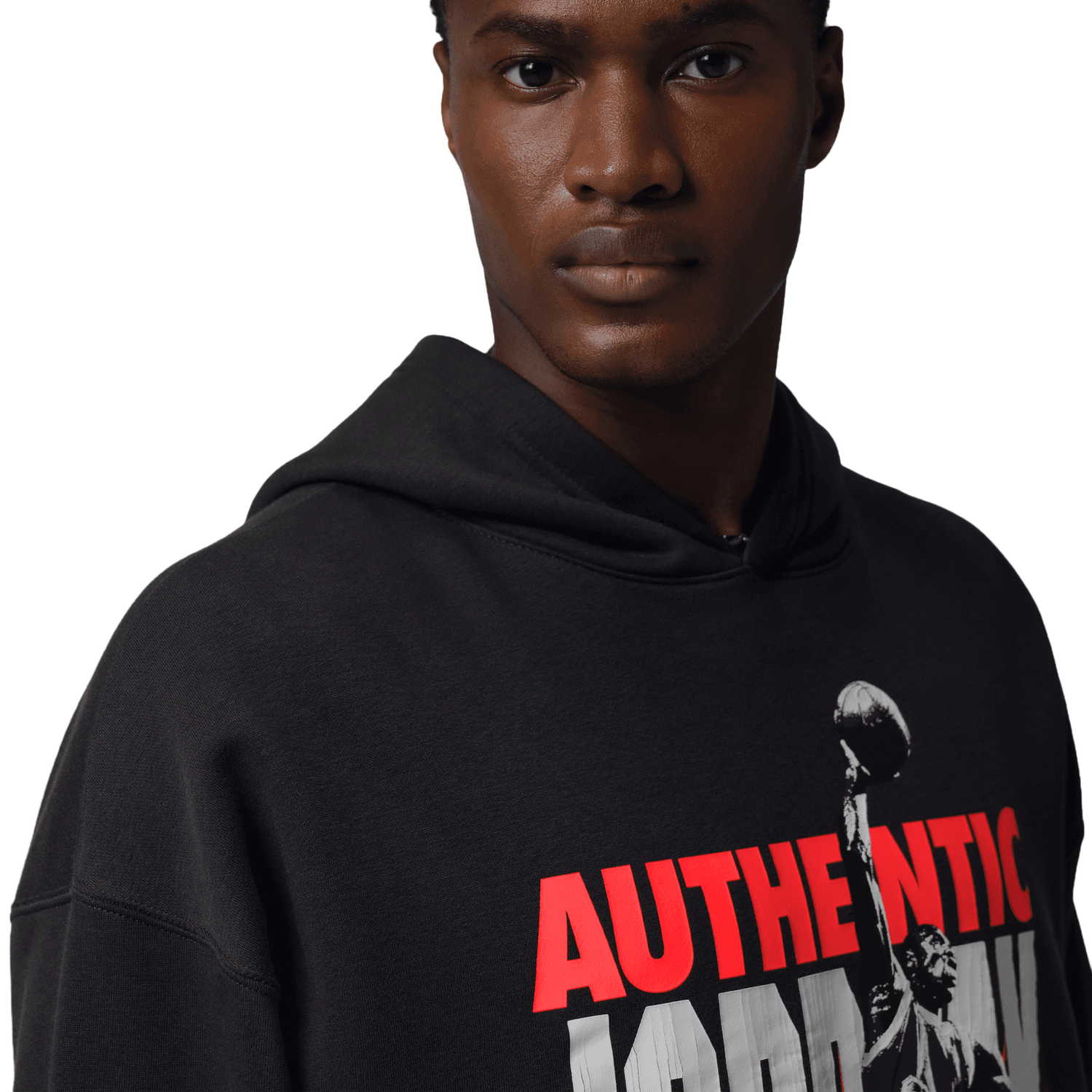 Jordan Brooklyn AJ 6 Reissue Fleece Pullover - Men's - Infrared 23/Off Noir