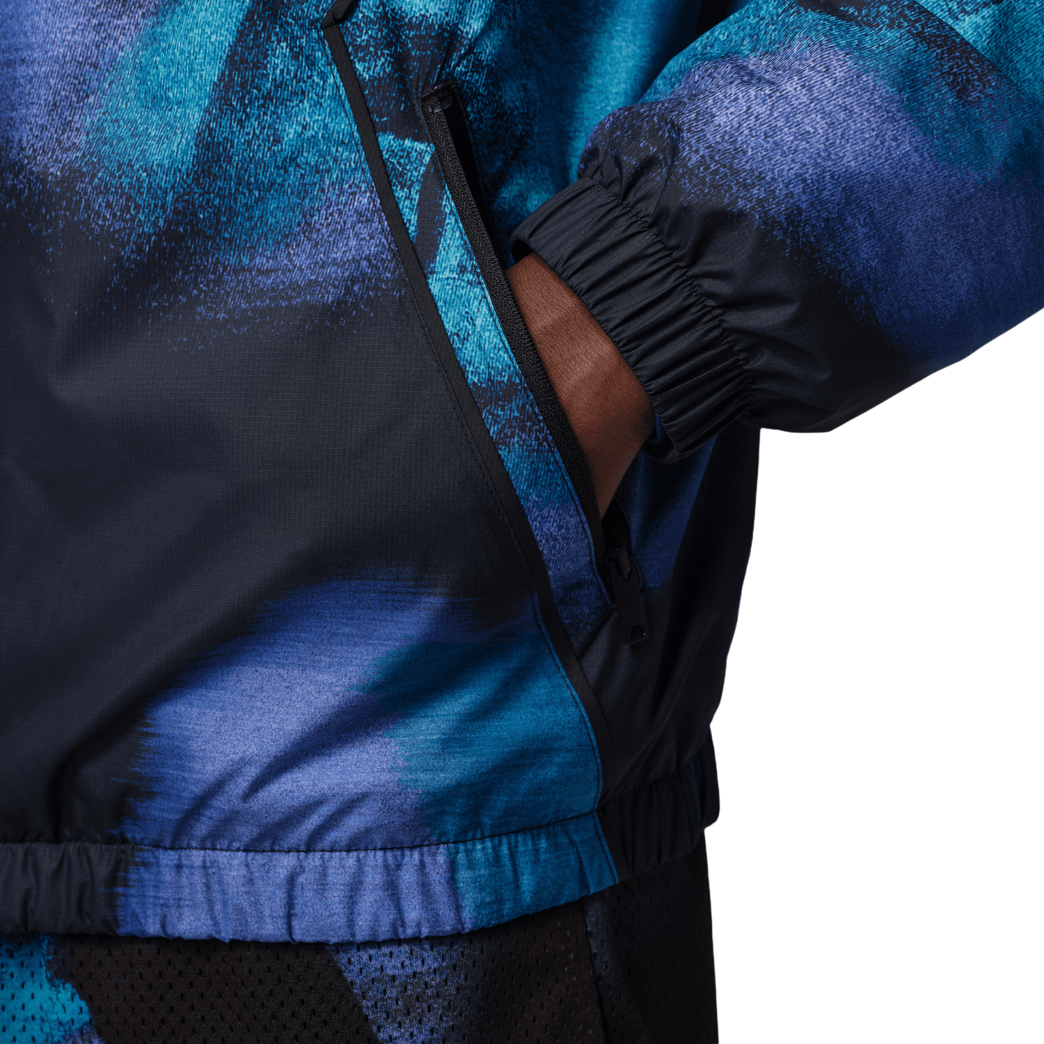 Jordan Brooklyn Dream Dunk Draft Jacket - Men's - Black/Carolina