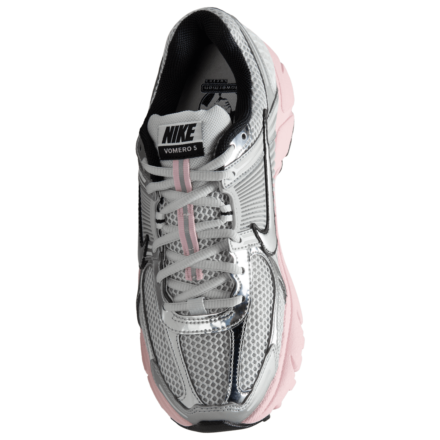 Nike Zoom Vomero 5 - Women's - Metallic Silver/Photon Dust/Pink Foam