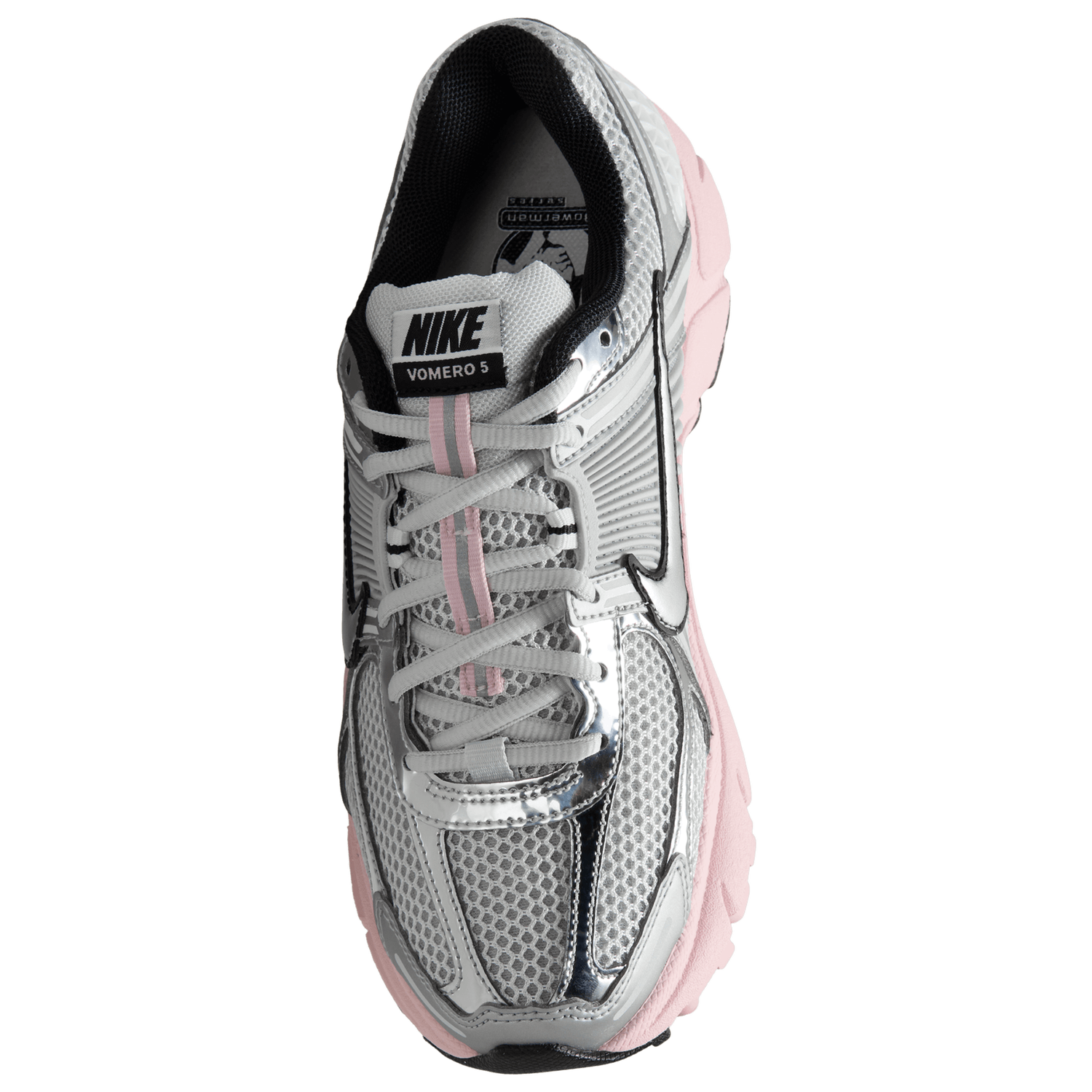 Nike Zoom Vomero 5 - Women's - Metallic Silver/Photon Dust/Pink Foam