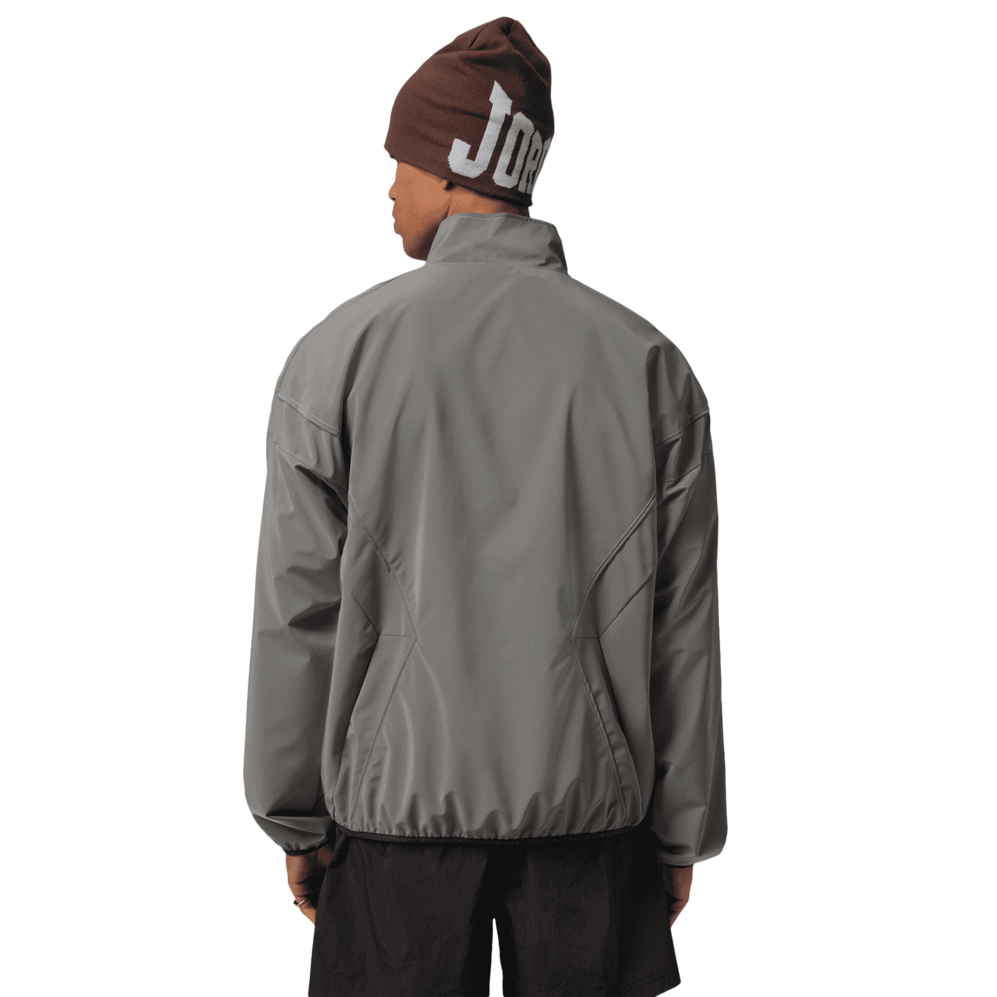 Jordan Dri-FIT Brooklyn Hike Mike Jacket - Men's - Silver/Black