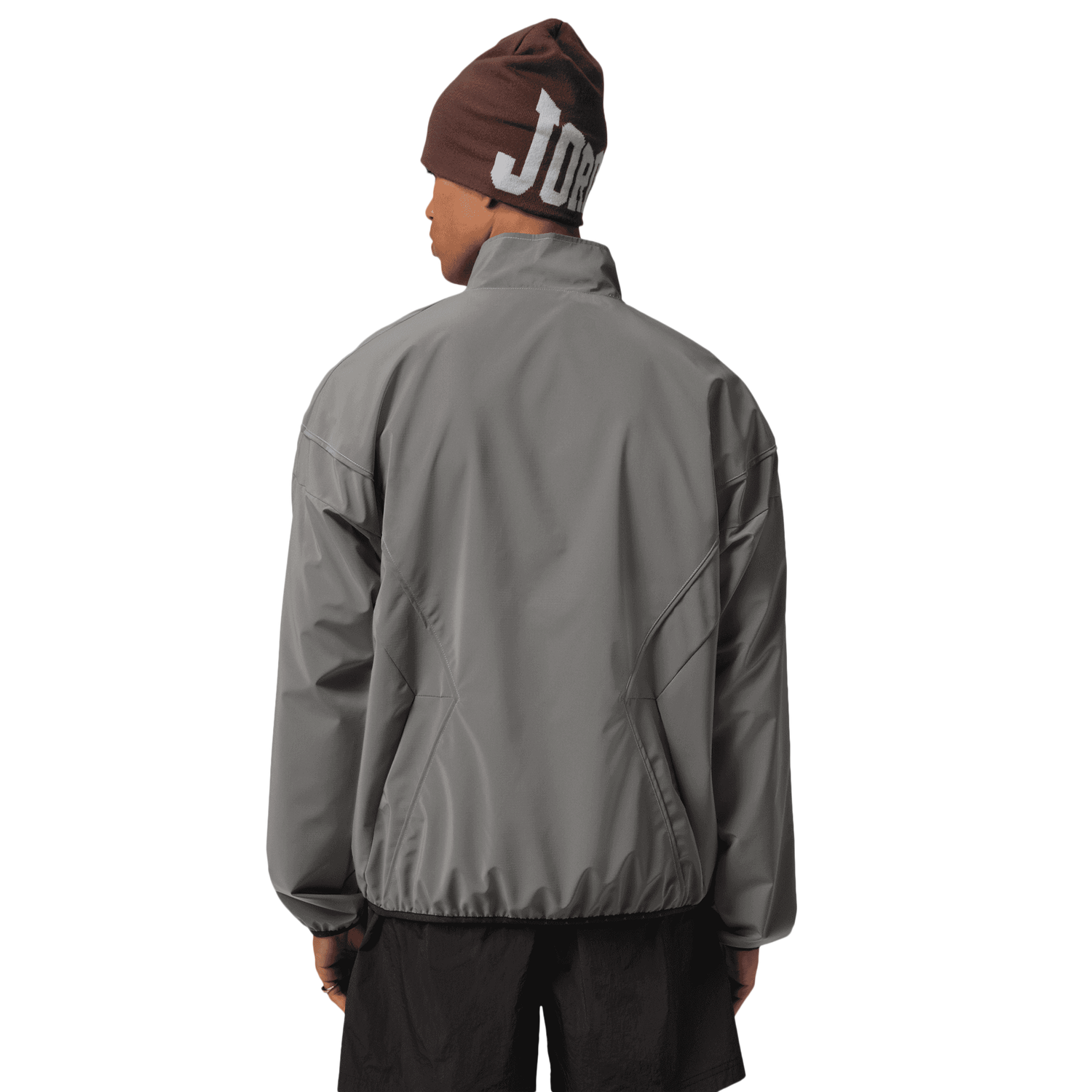 Jordan Dri-FIT Brooklyn Hike Mike Jacket - Men's - Silver/Black