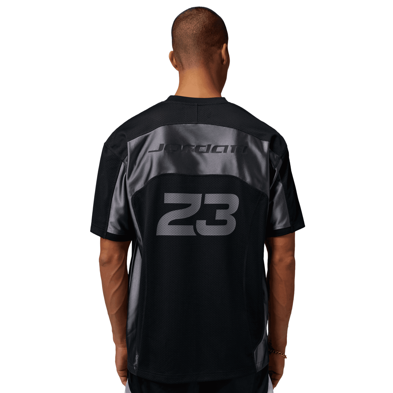 Jordan Flight Jersey Short Sleeve Top - Men's - Black/Gray