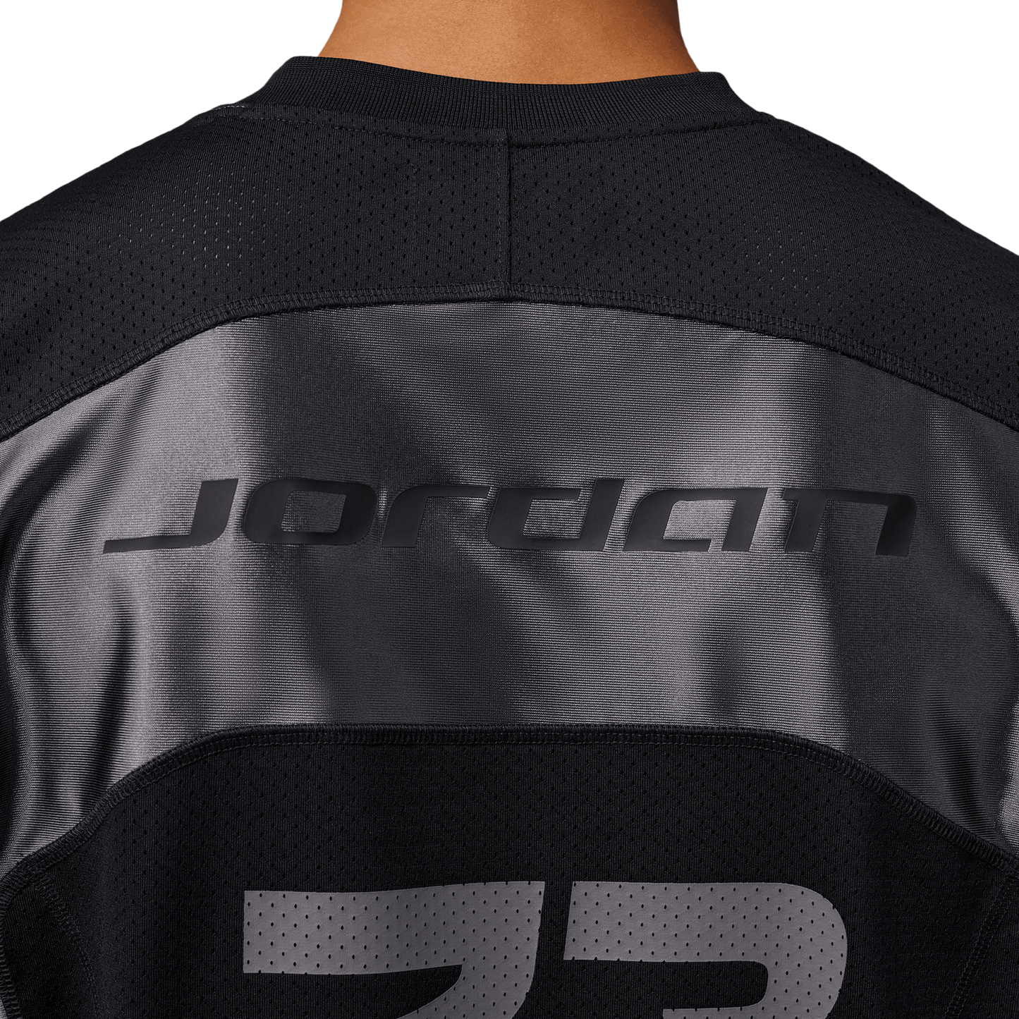 Jordan Flight Jersey Short Sleeve Top - Men's - Black/Gray